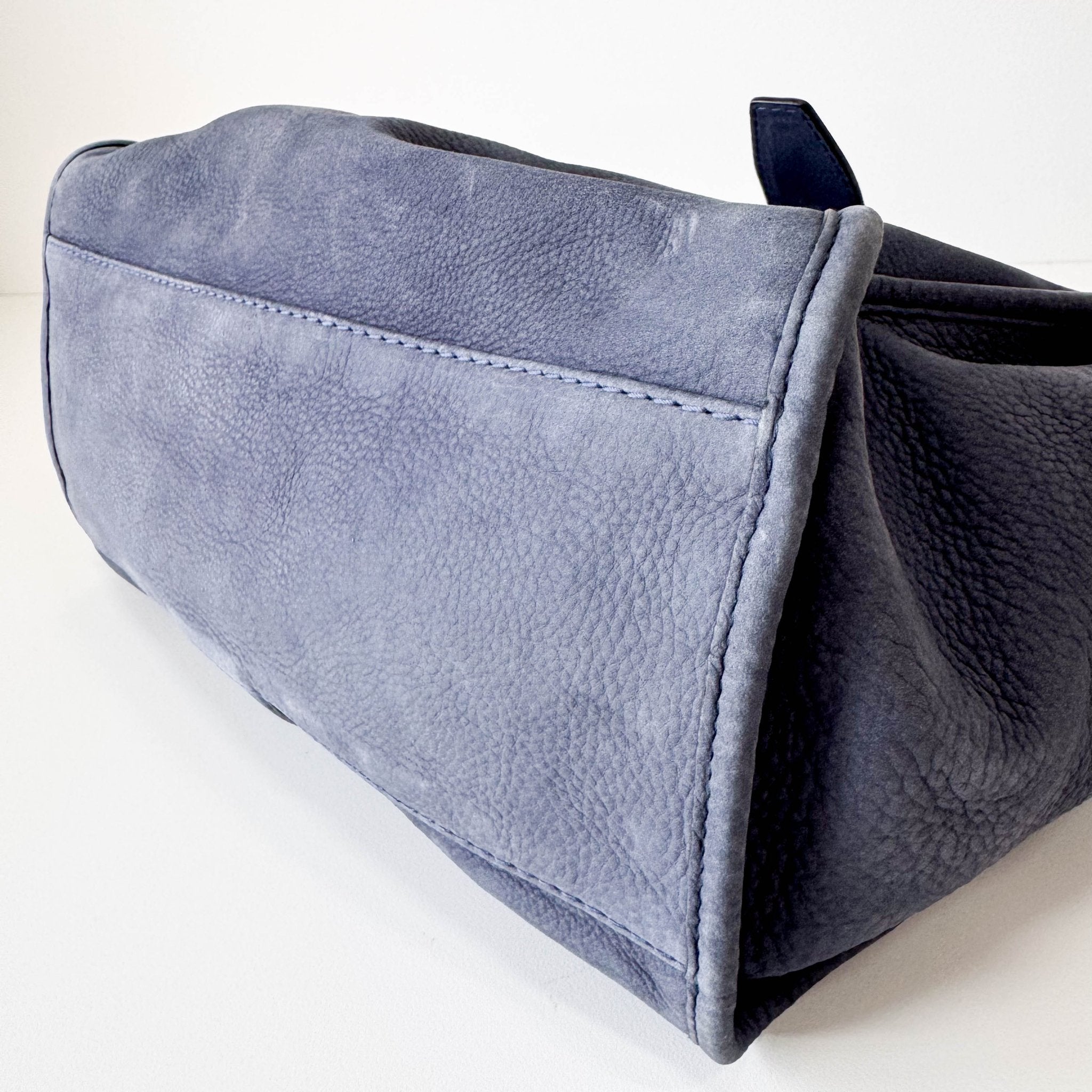 GUCCI Soft Stirrup Blue Suede Handbag, in , Sold by HIVE PRELOVED - Shoulder Bags, ,