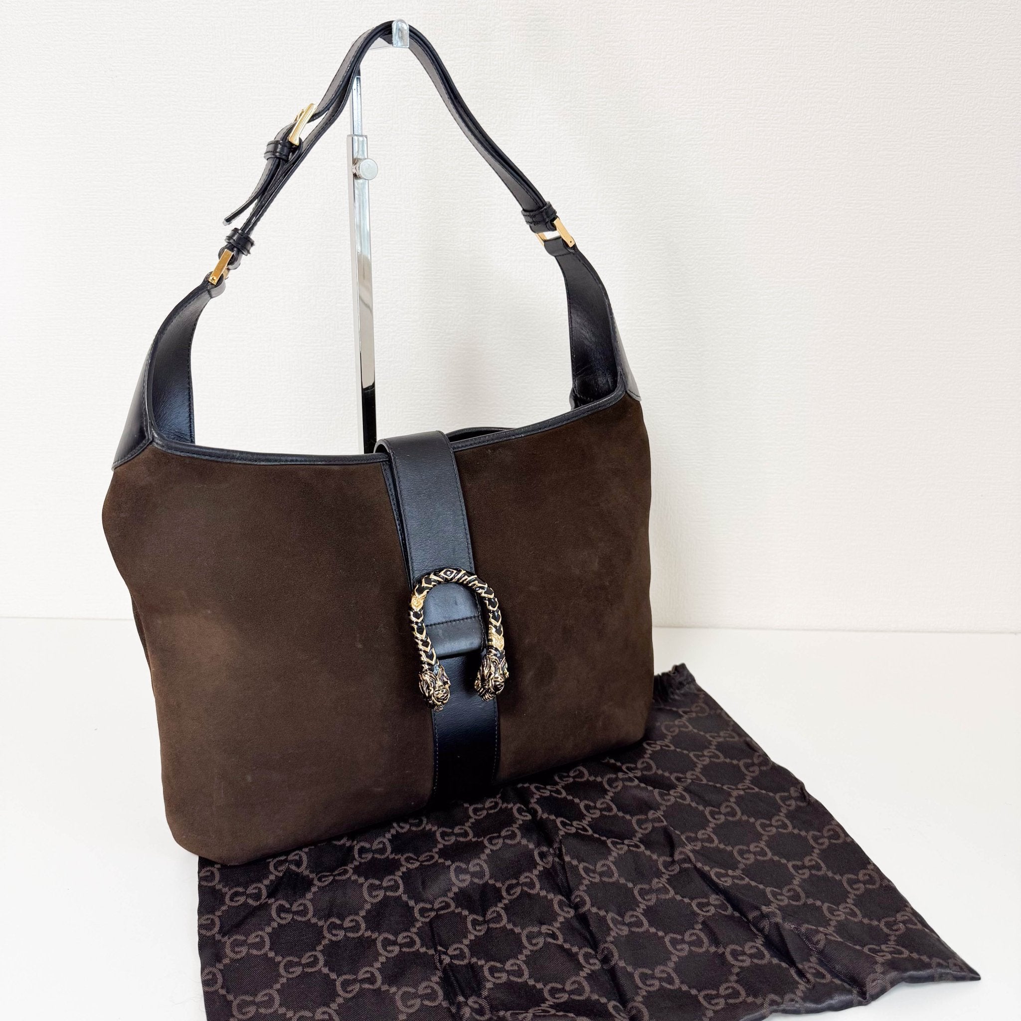 GUCCI Suede Brown Shoulder Bag, in , Sold by HIVE PRELOVED - Shoulder Bags, ,