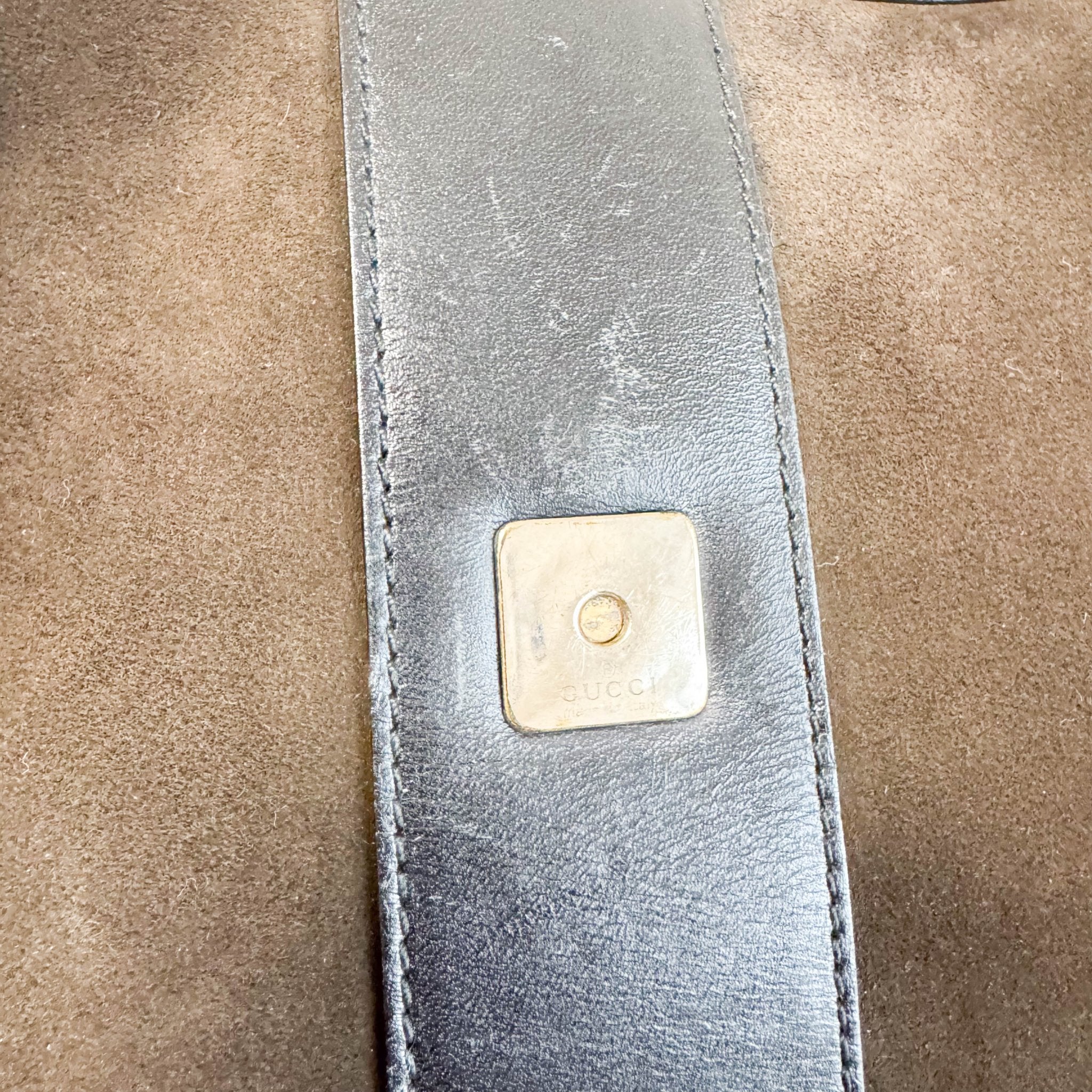 GUCCI Suede Brown Shoulder Bag, in , Sold by HIVE PRELOVED - Shoulder Bags, ,