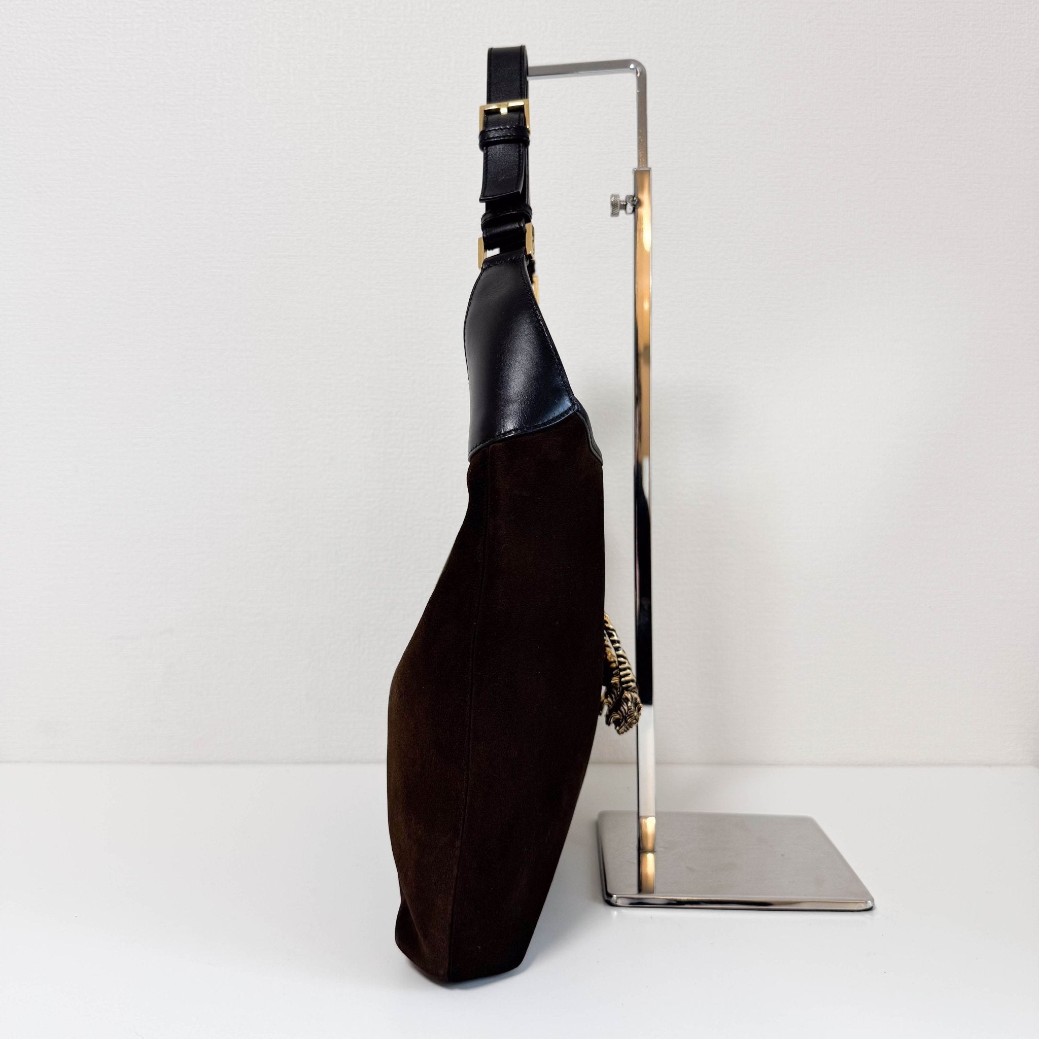 GUCCI Suede Brown Shoulder Bag, in , Sold by HIVE PRELOVED - Shoulder Bags, ,