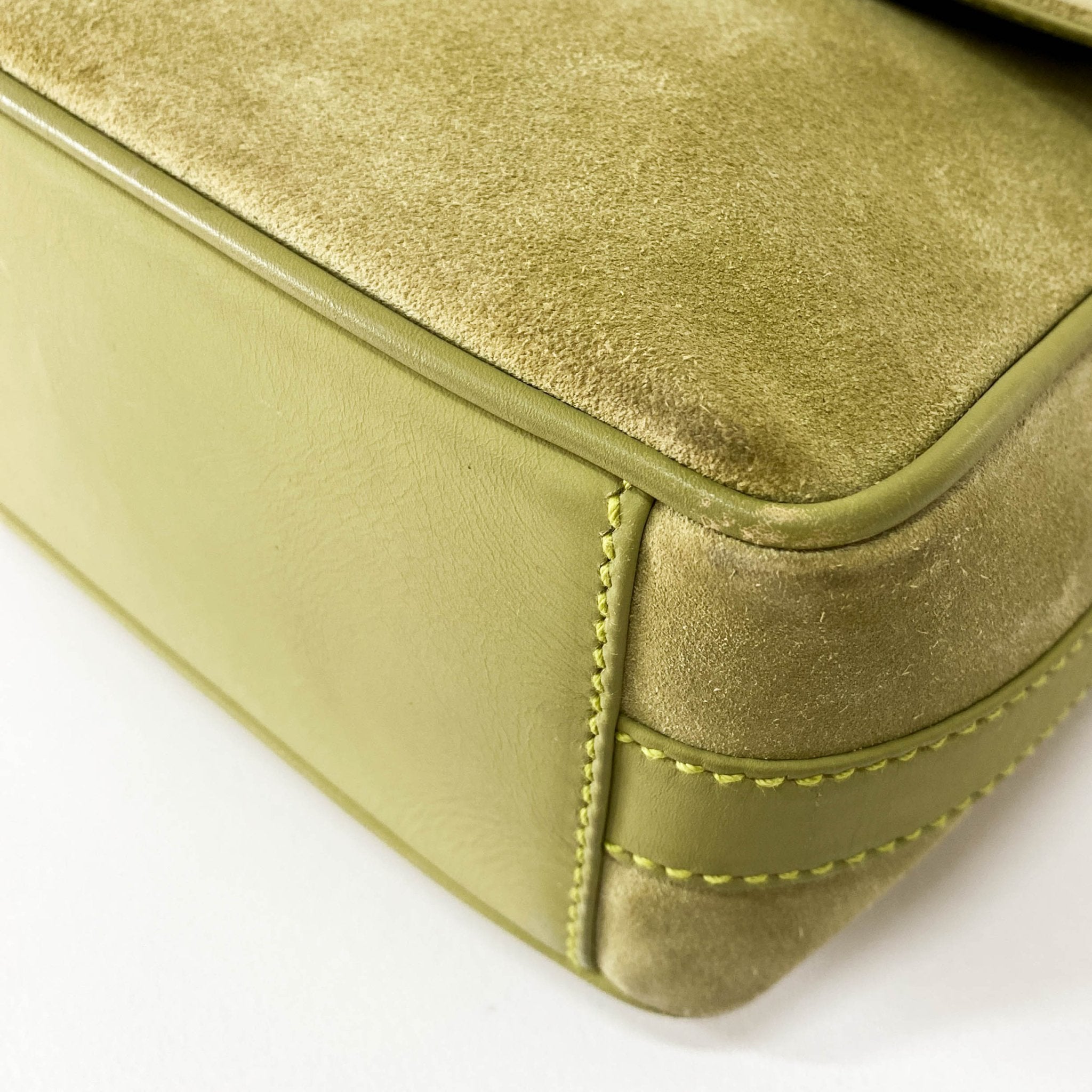 GUCCI Suede Green Horsebit Crossbody Bag, in , Sold by HIVE PRELOVED - Crossbody bags, ,