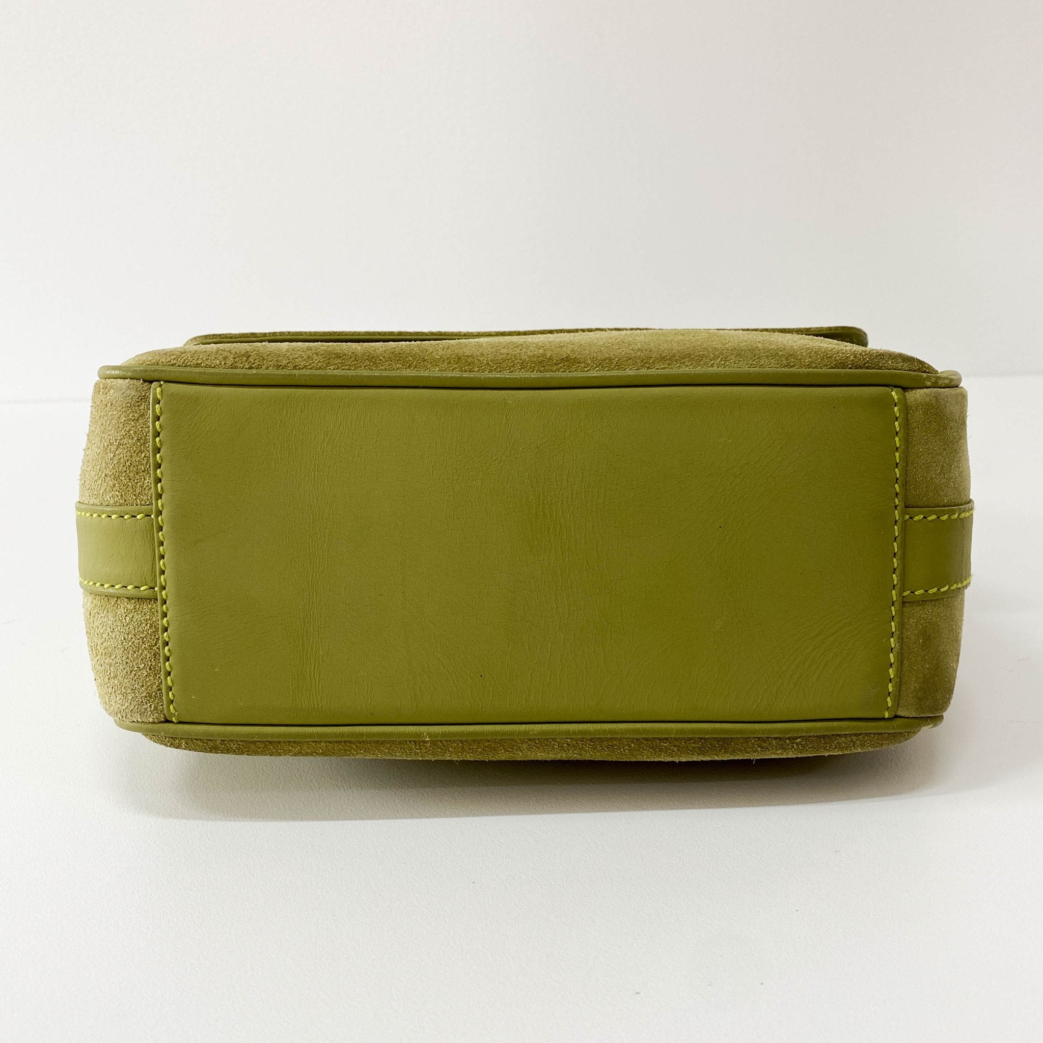 GUCCI Suede Green Horsebit Crossbody Bag, in , Sold by HIVE PRELOVED - Crossbody bags, ,