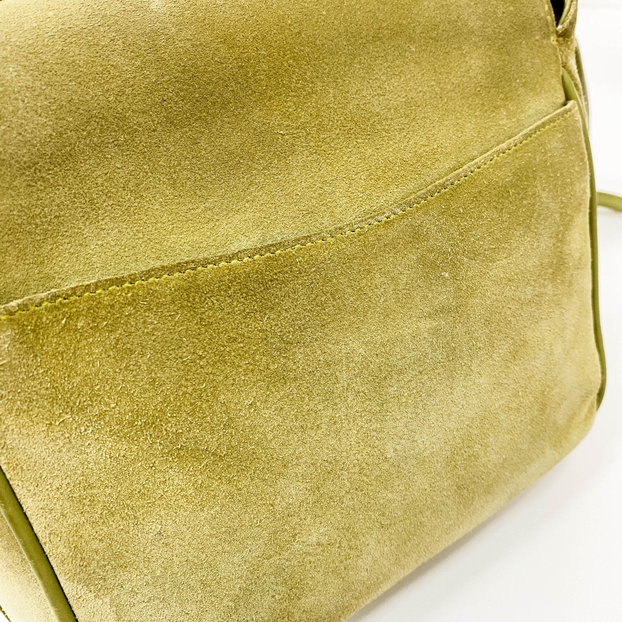 GUCCI Suede Green Horsebit Crossbody Bag, in , Sold by HIVE PRELOVED - Crossbody bags, ,