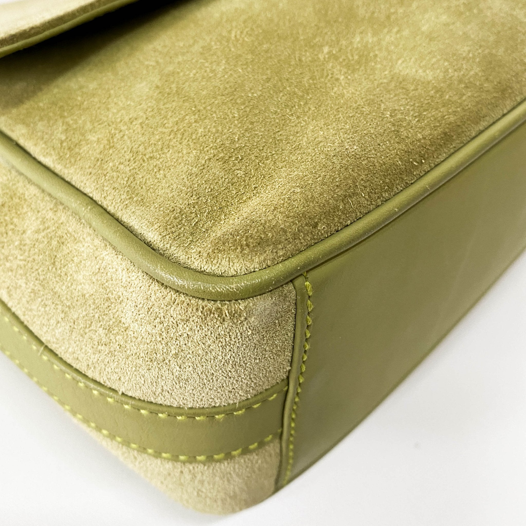 GUCCI Suede Green Horsebit Crossbody Bag, in , Sold by HIVE PRELOVED - Crossbody bags, ,