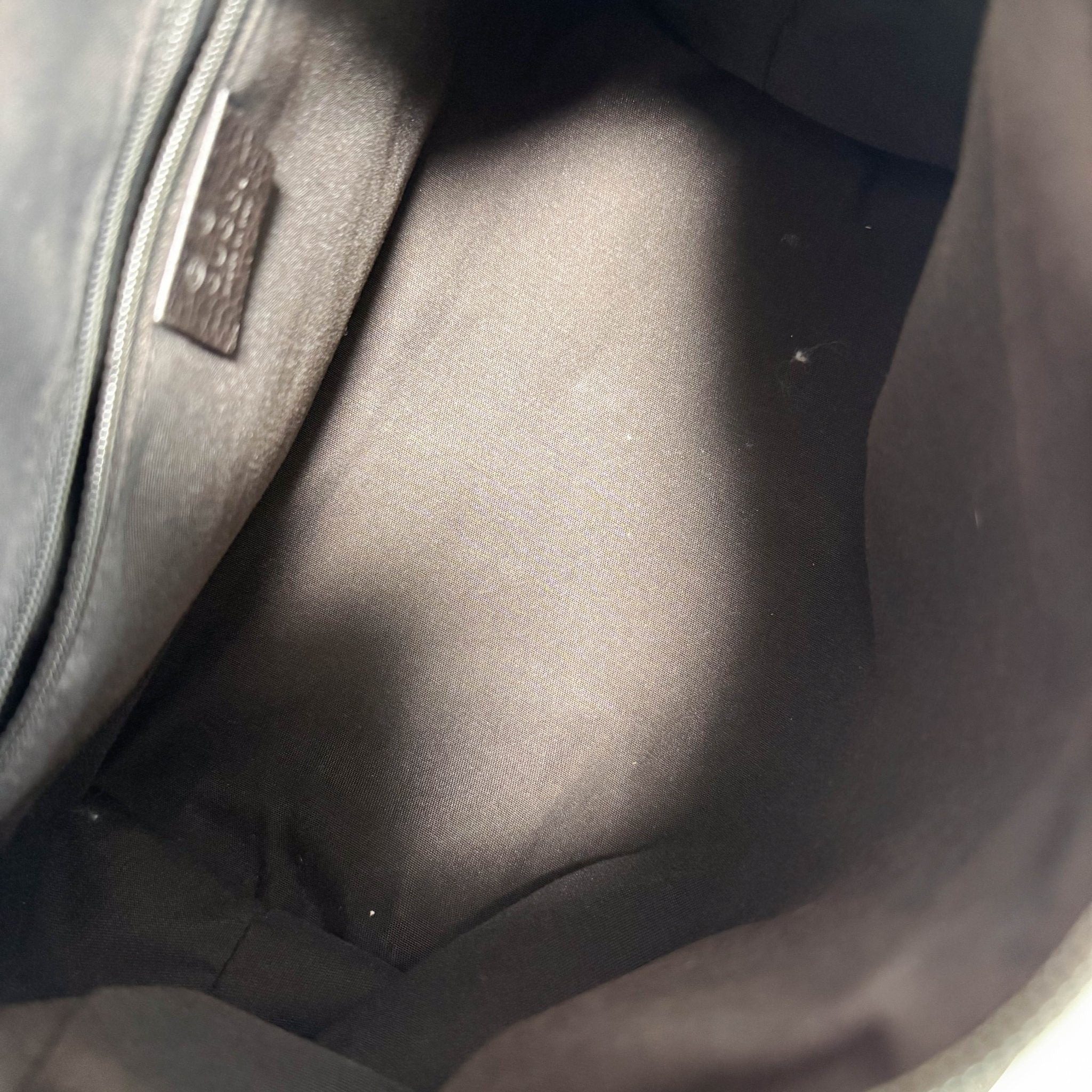 GUCCI Suede Small Boston Bag Brown GG Embossed Leather Bowling, in , Sold by HIVE PRELOVED - Handle Bags, ,