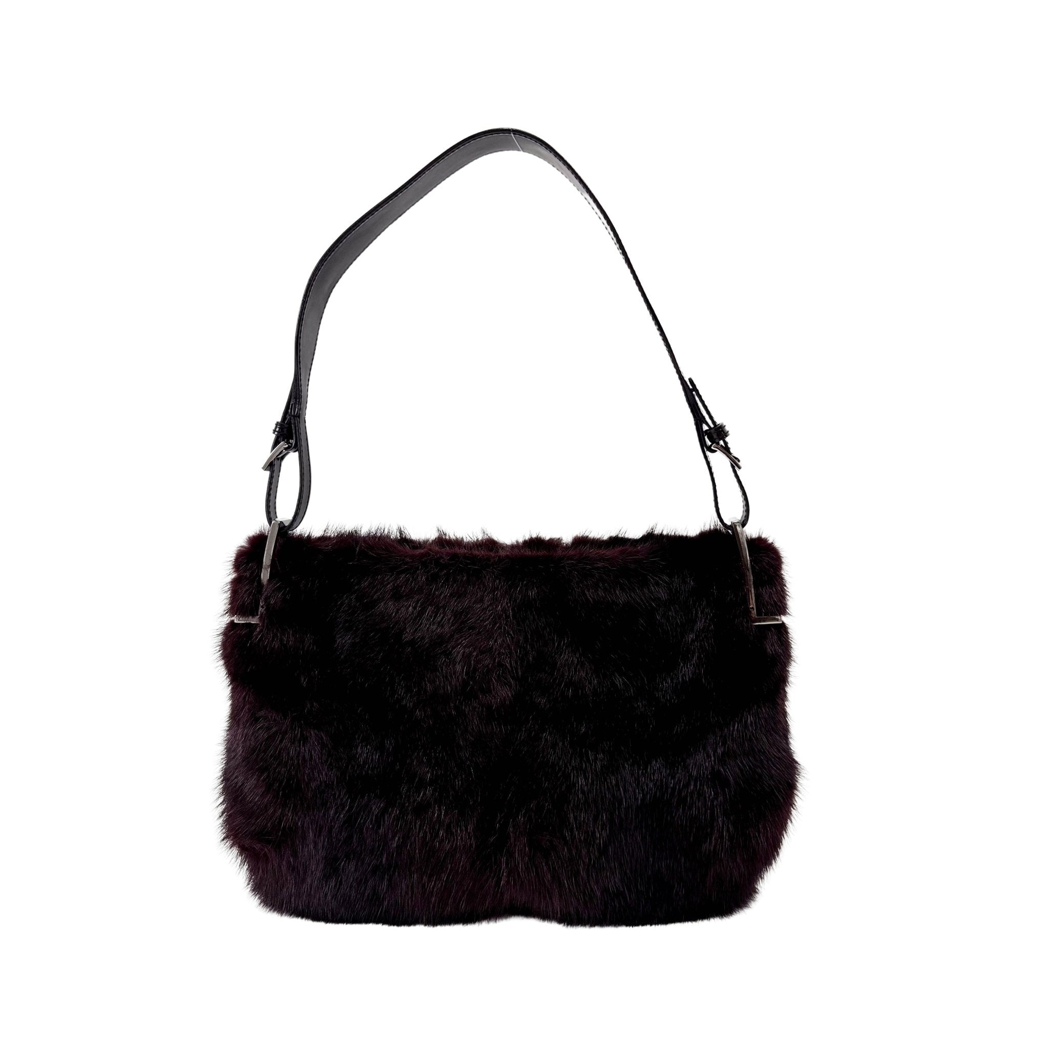 GUCCI Vintage Burgundy Fur Shoulder Bag, in , Sold by HIVE PRELOVED - Shoulder Bags, ,