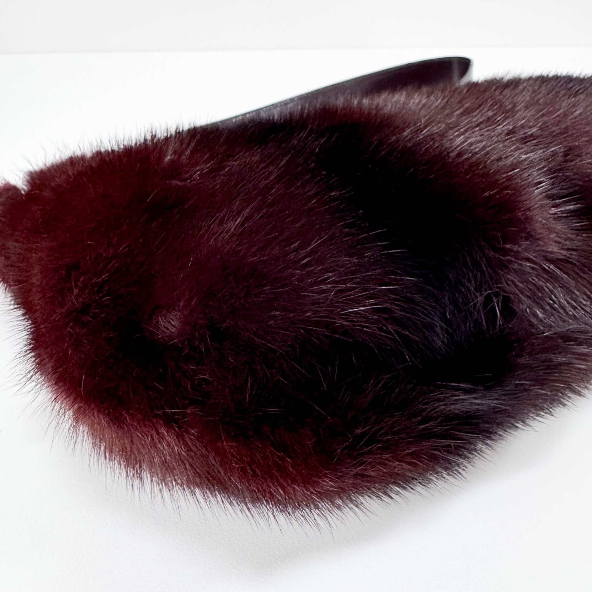 GUCCI Vintage Burgundy Fur Shoulder Bag, in , Sold by HIVE PRELOVED - Shoulder Bags, ,