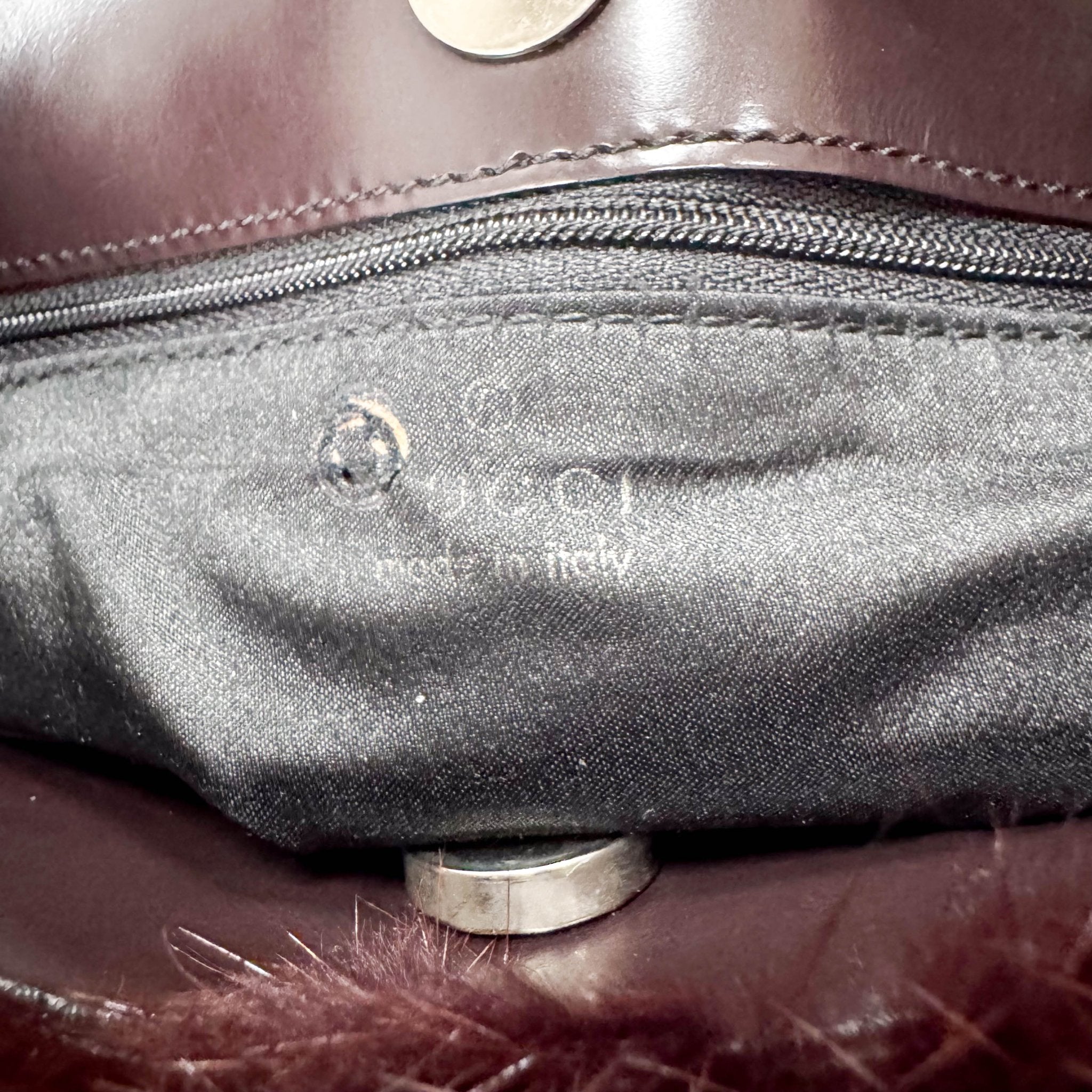 GUCCI Vintage Burgundy Fur Shoulder Bag, in , Sold by HIVE PRELOVED - Shoulder Bags, ,