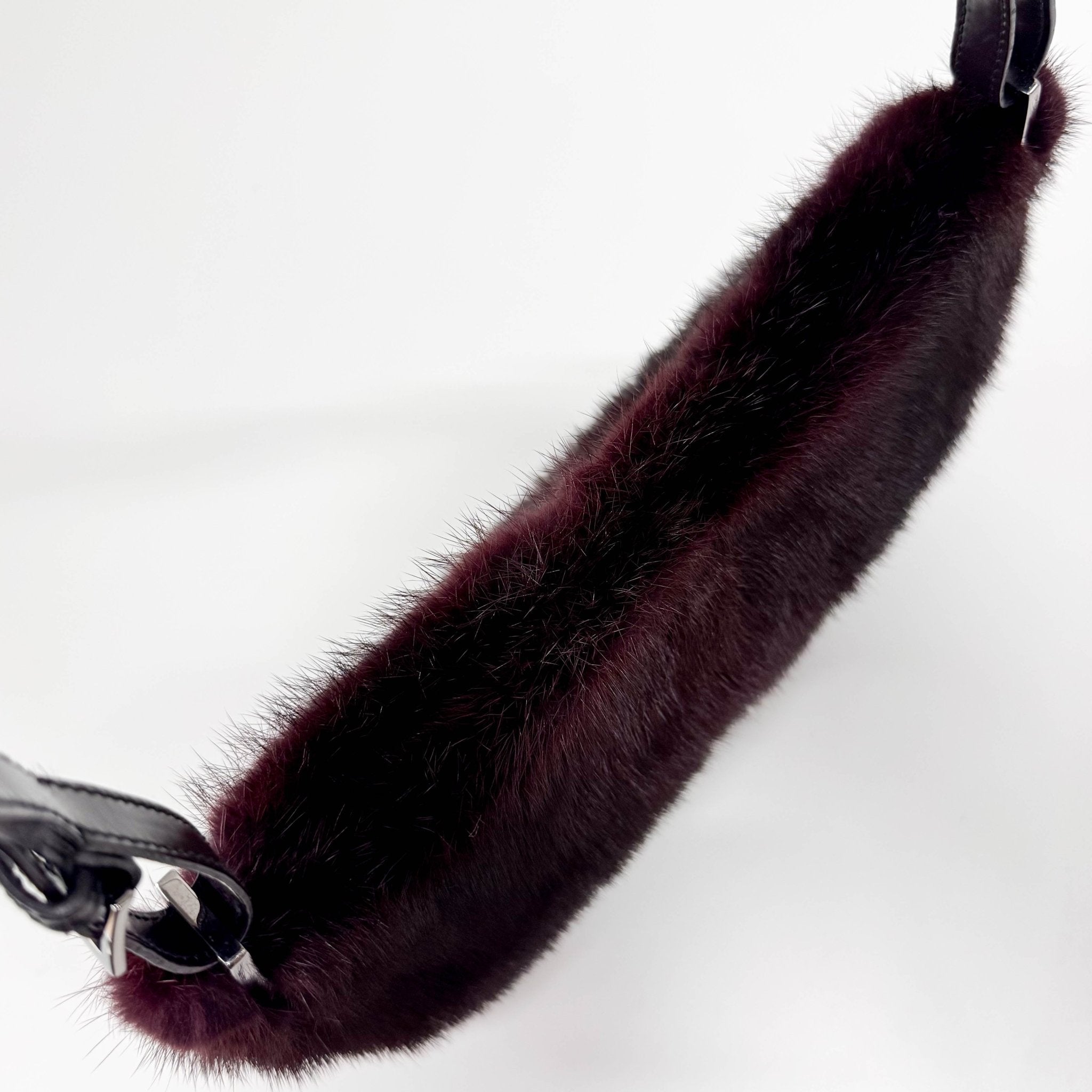 GUCCI Vintage Burgundy Fur Shoulder Bag, in , Sold by HIVE PRELOVED - Shoulder Bags, ,