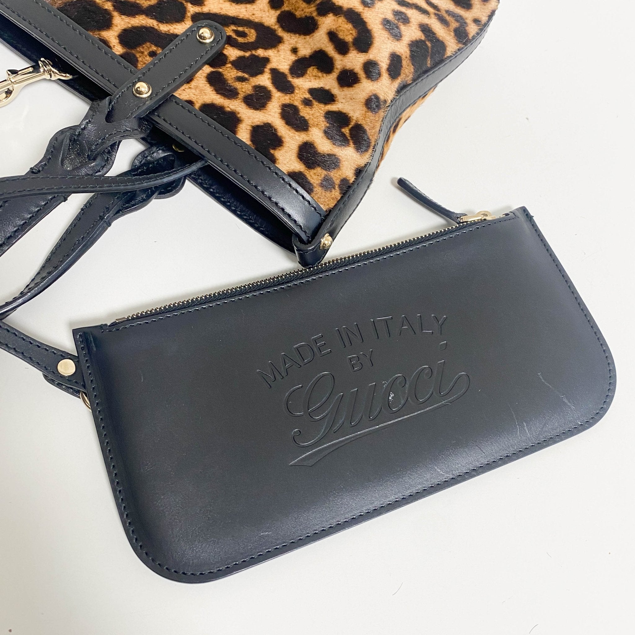 GUCCI Vintage Leopard Pony Hair Shoulder Bag, in , Sold by HIVE PRELOVED - Handle Bags, ,