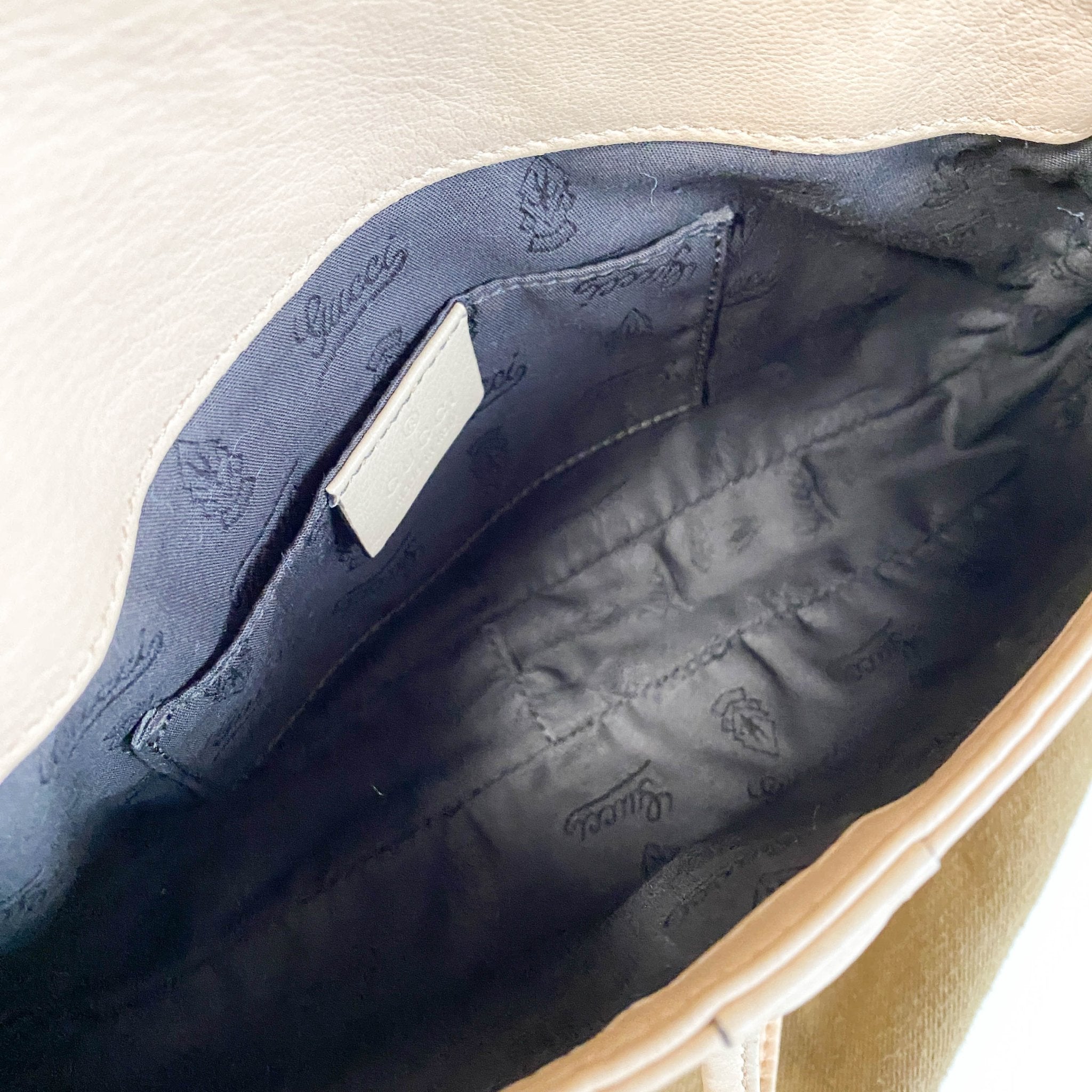 GUCCI Vintage Mini Beige Leather Bamboo Shoulder Bag, in , Sold by HIVE PRELOVED - Shoulder Bags, ,