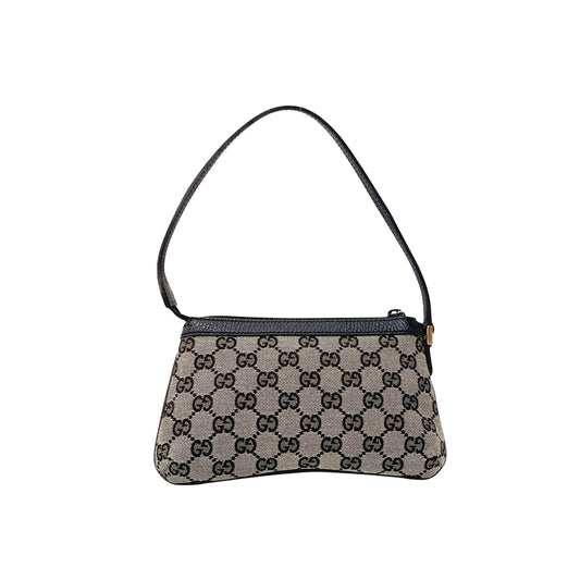 GG Supreme Brown Canvas Accessory Pouch