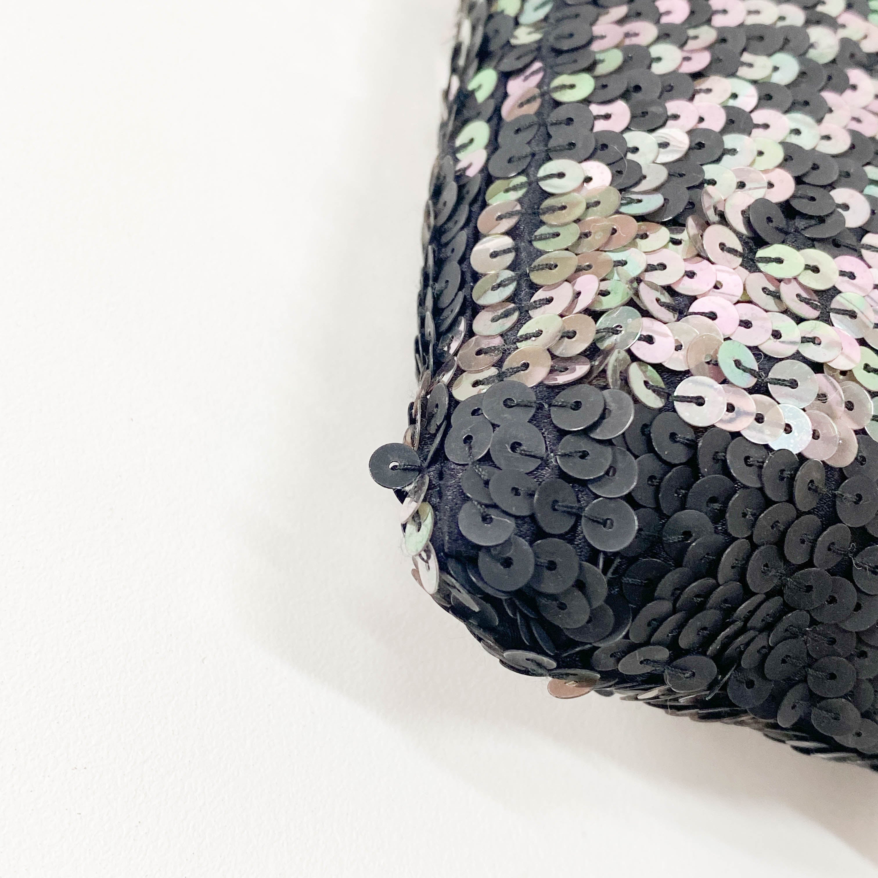 Black Sequin Handbag