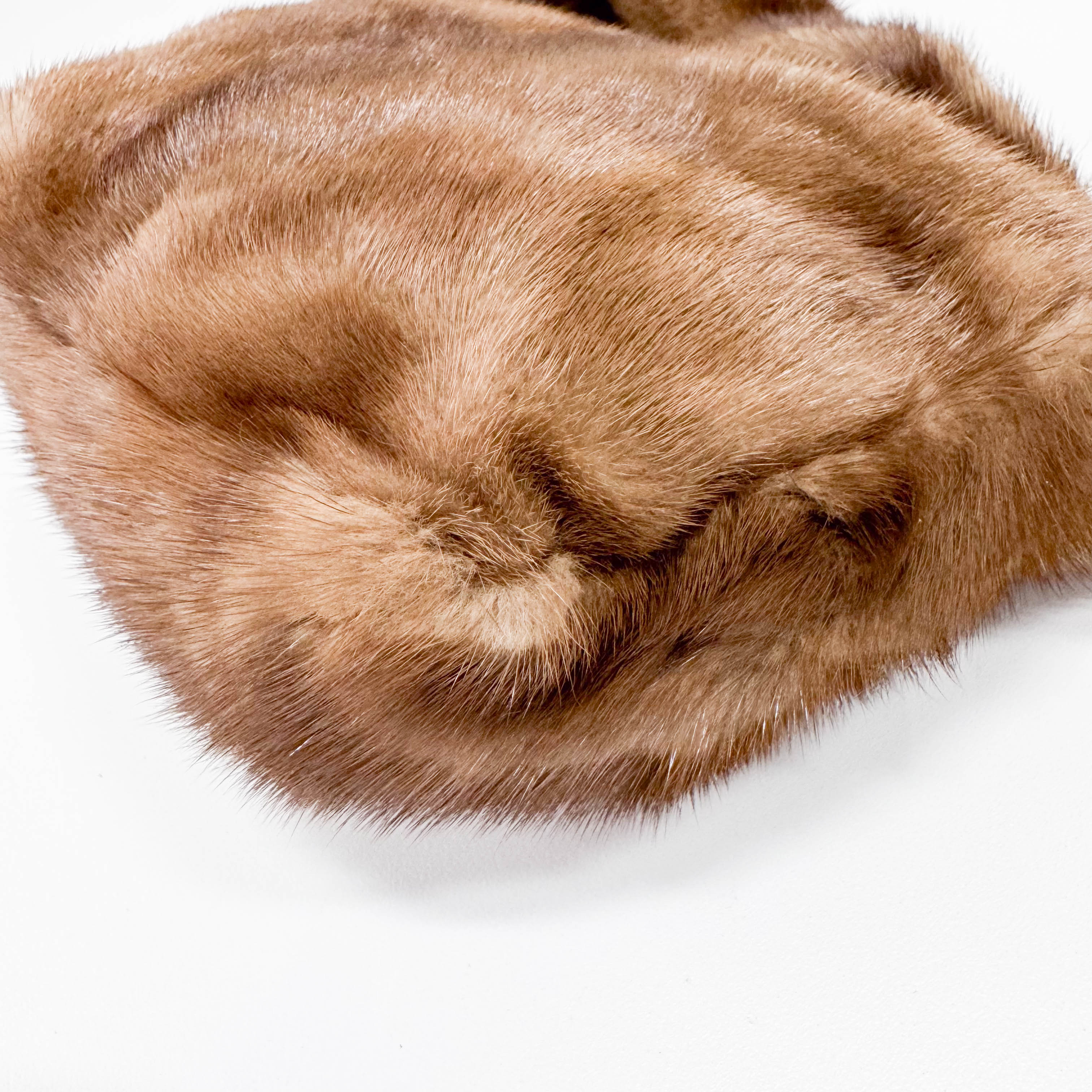 Small Brown Fur Shoulder Bag