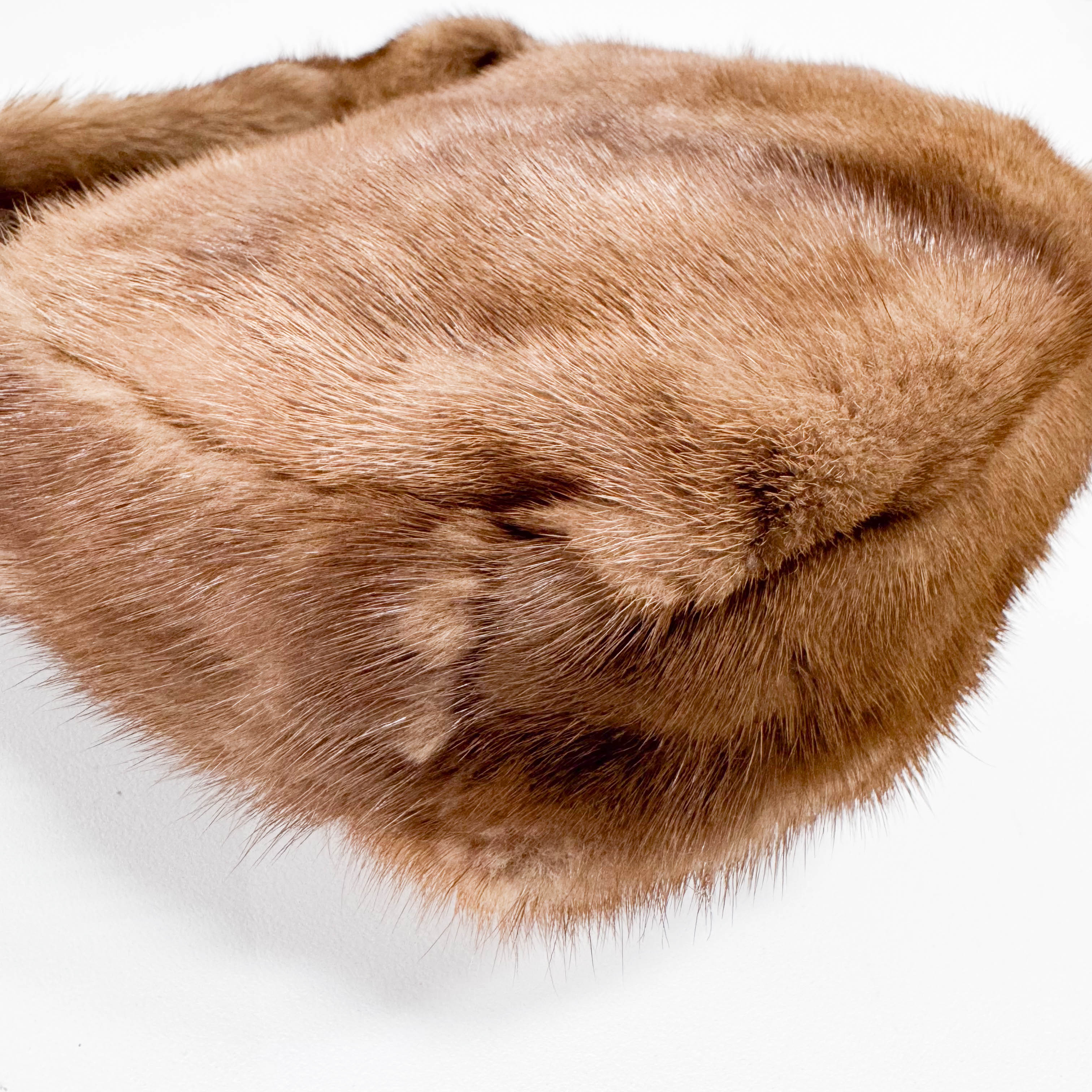 Small Brown Fur Shoulder Bag