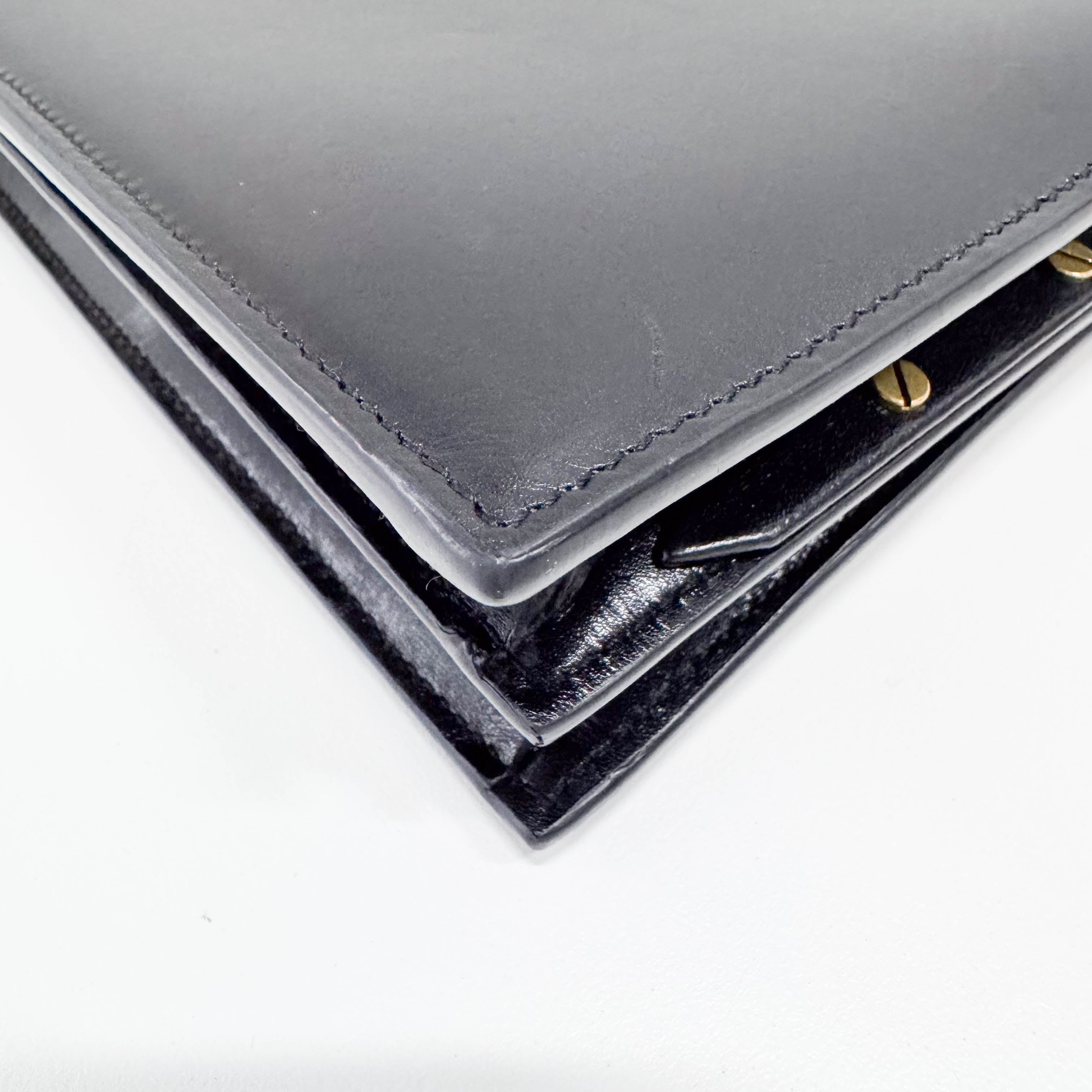 Cassandra Brown Jaguar Pony Hair Chain Shoulder Bag