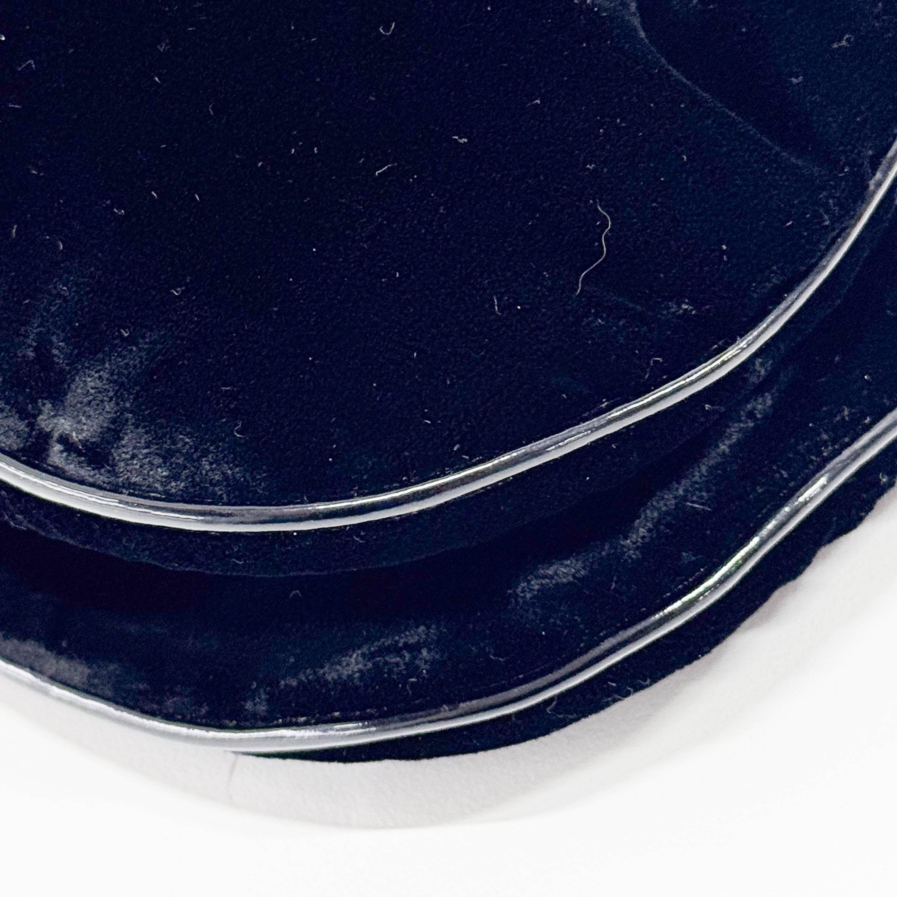 Mini Black Velvet Accessory Handbag