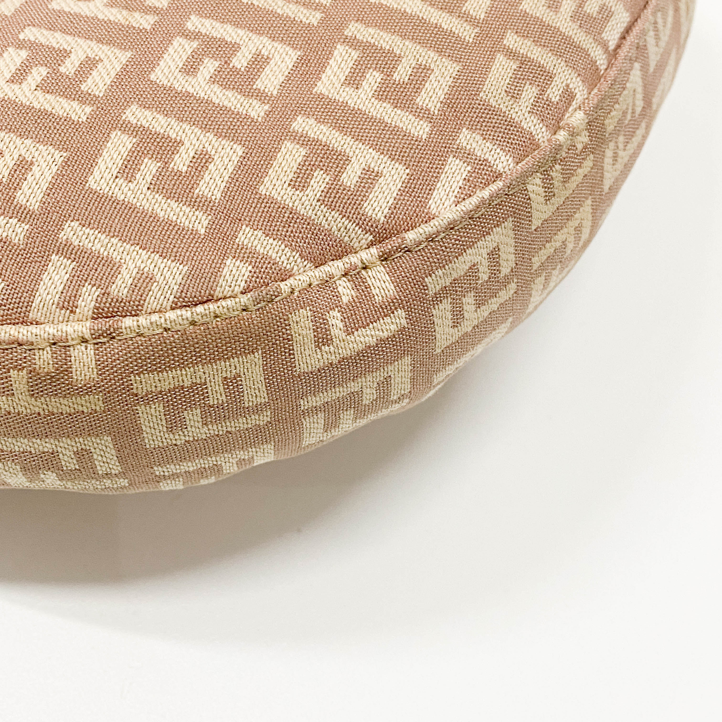 Zucchino Croissant Pink Canvas Shoulder Bag