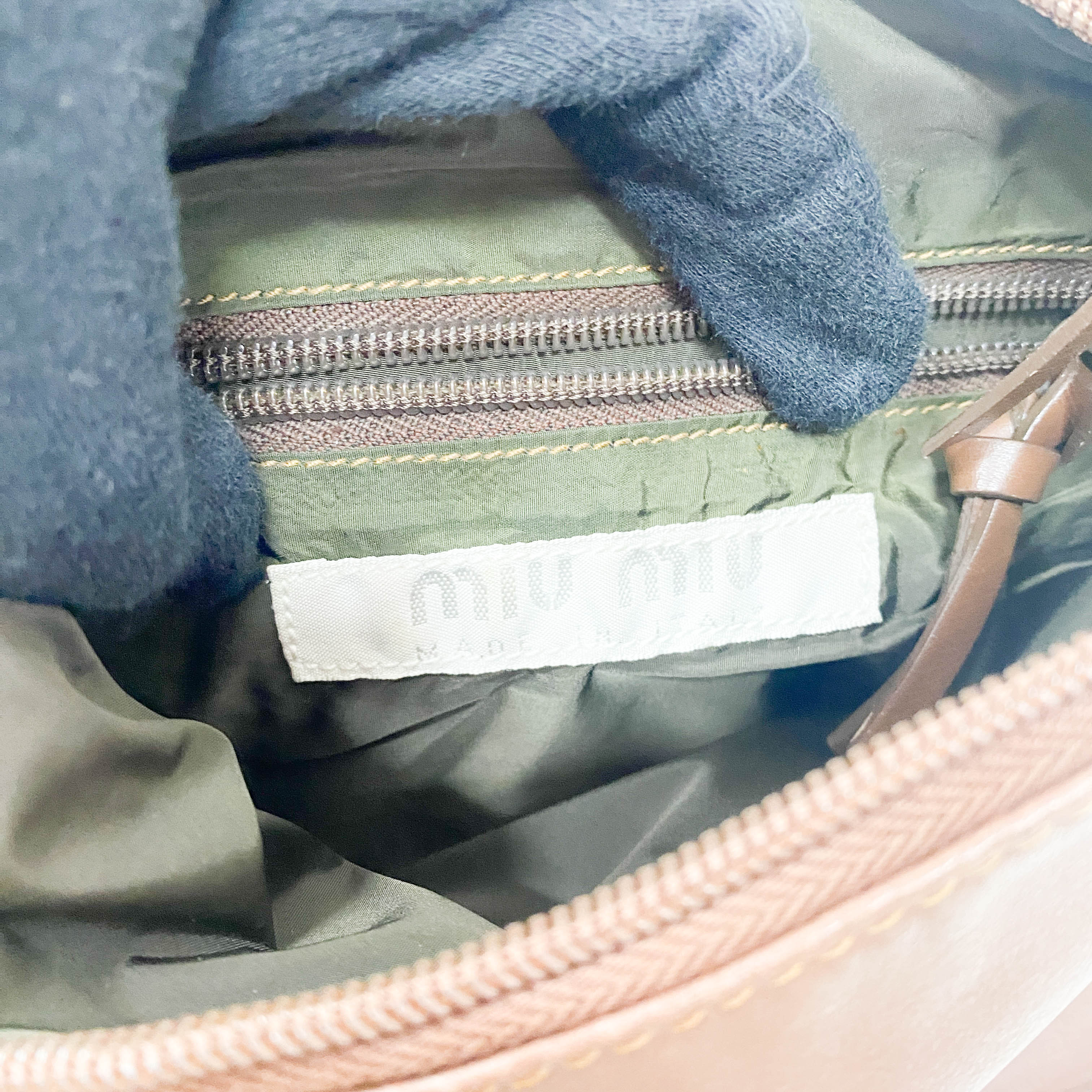 Brown Nappa Leather Shoulder Bag