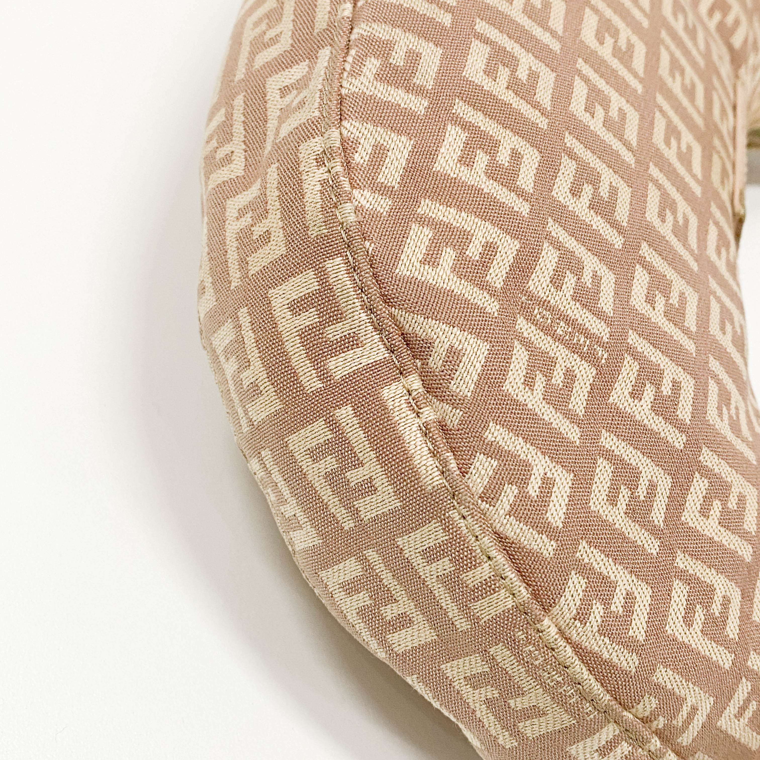 Zucchino Croissant Pink Canvas Shoulder Bag