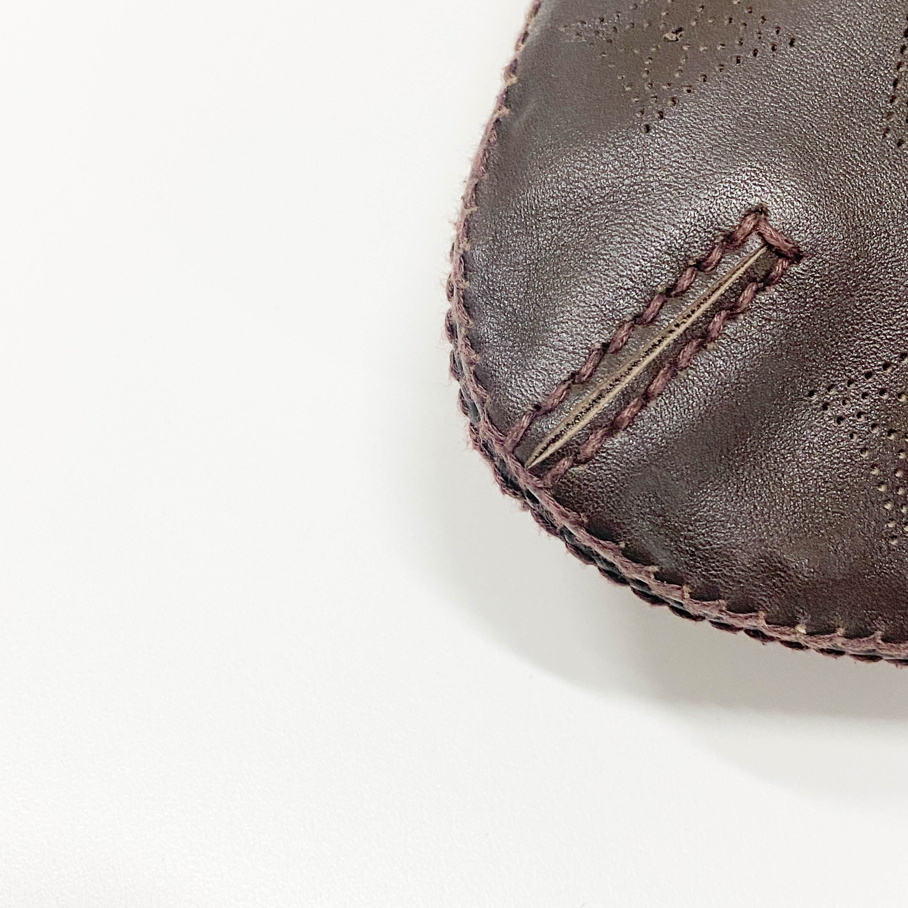 Vintage Brown Leather Pochette