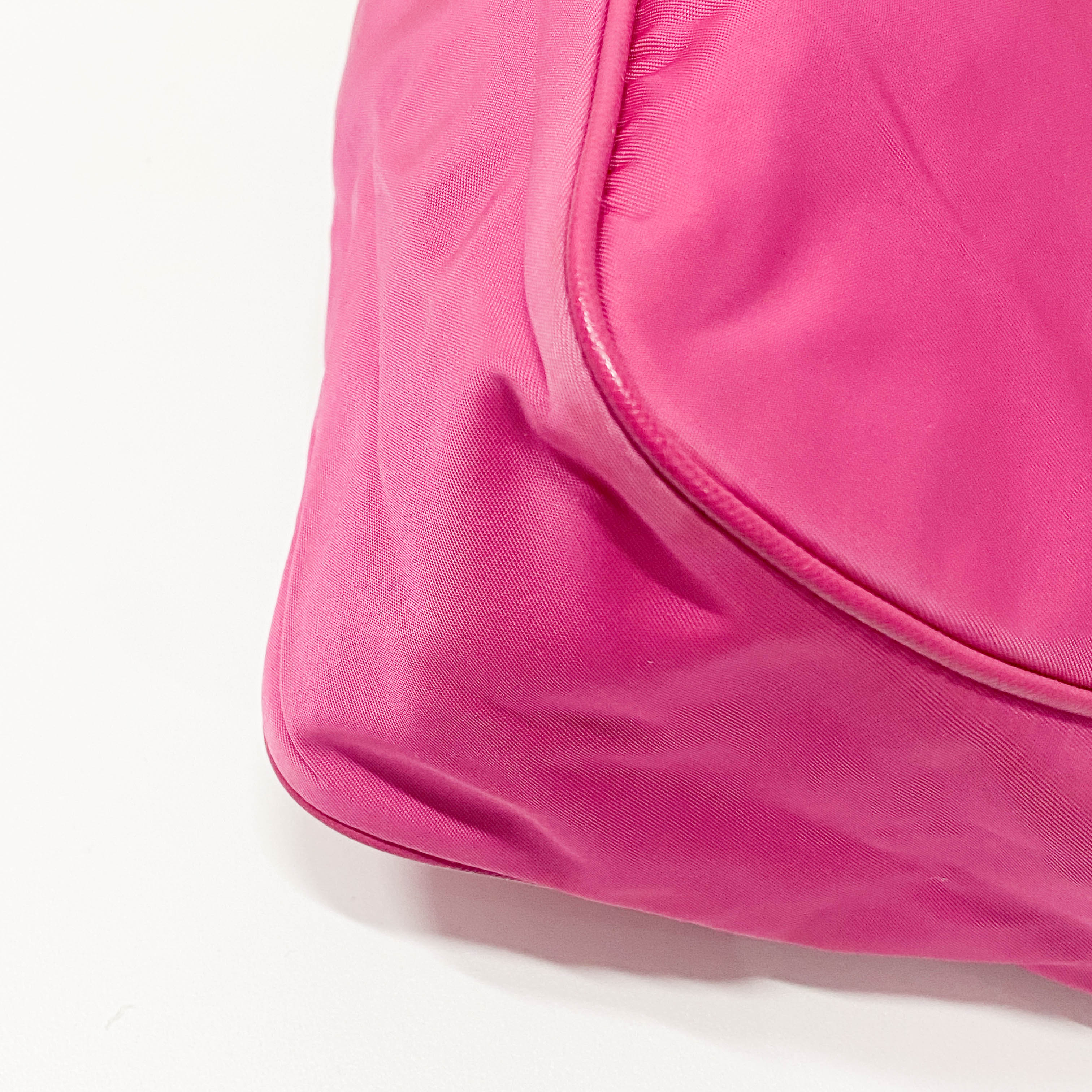 Vintage Pink Nylon Shoulder Bag