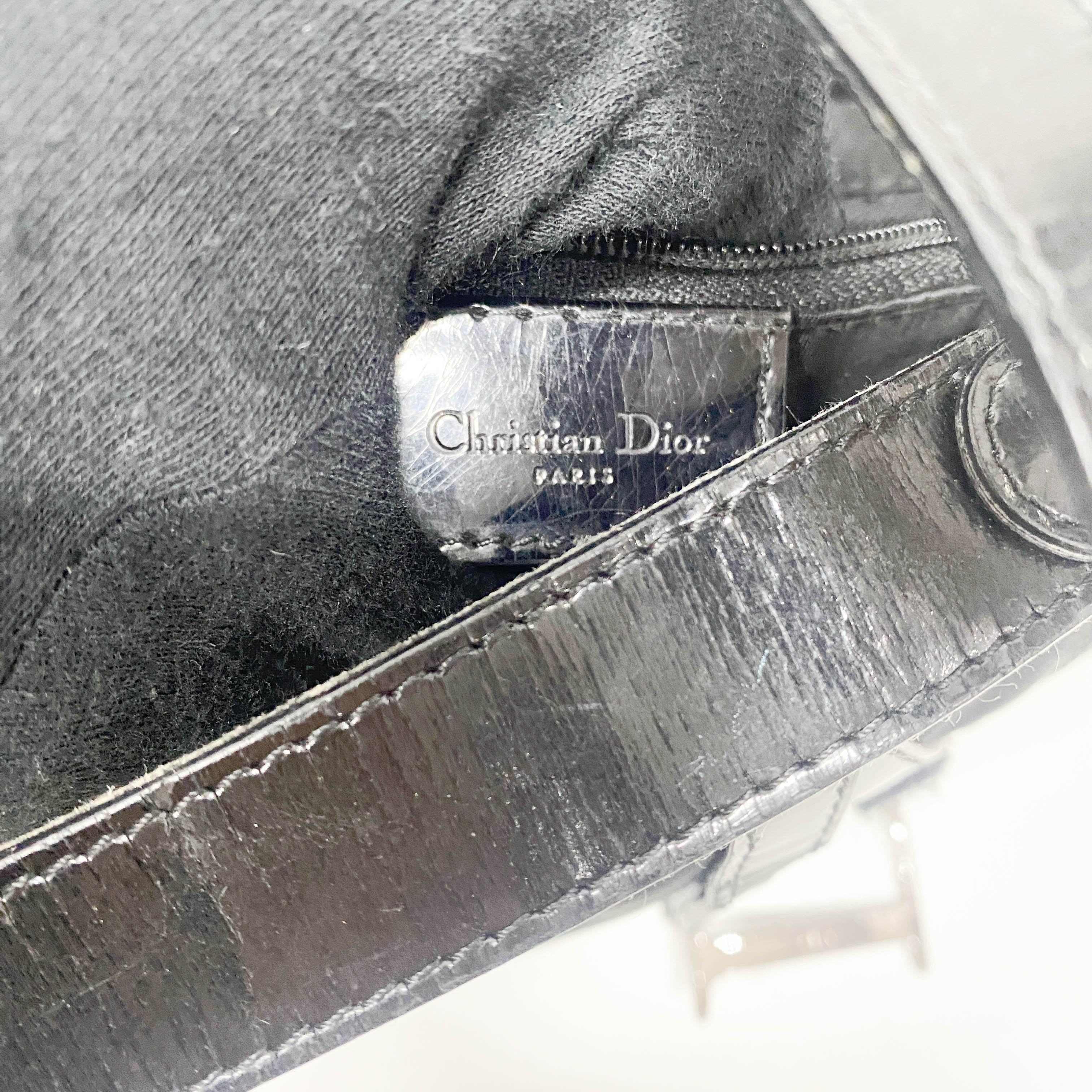 Saddle Black Nylon Shoulder Bag