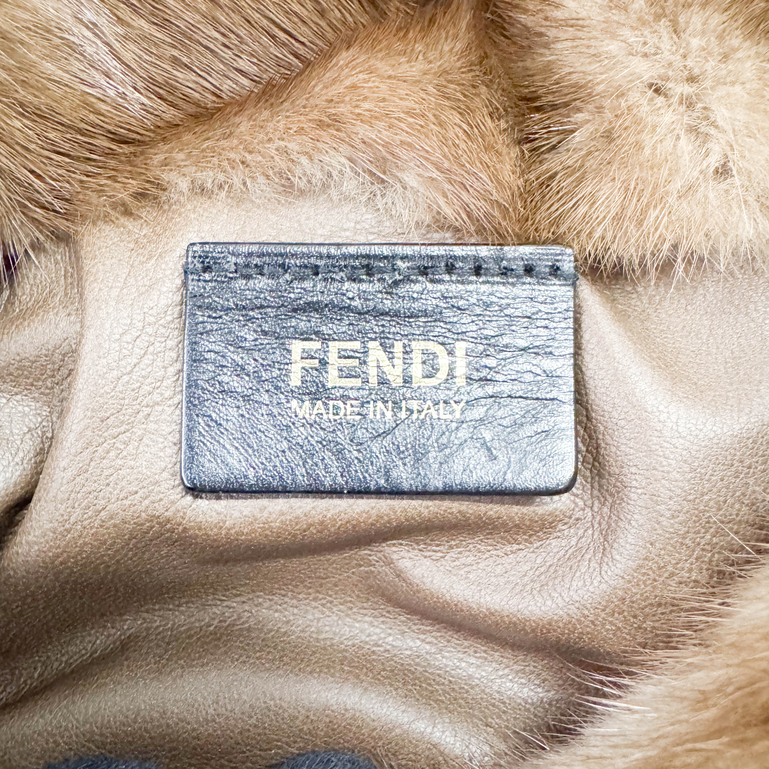 Small Brown Fur Shoulder Bag