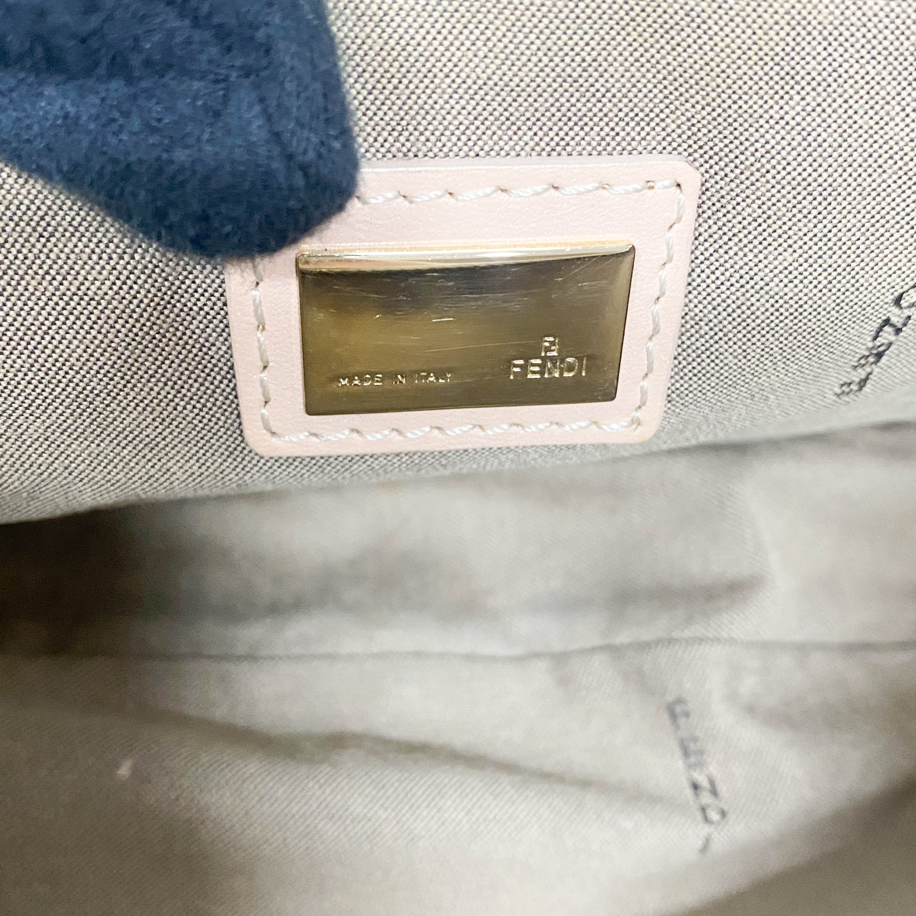 Zucchino Croissant Pink Canvas Shoulder Bag