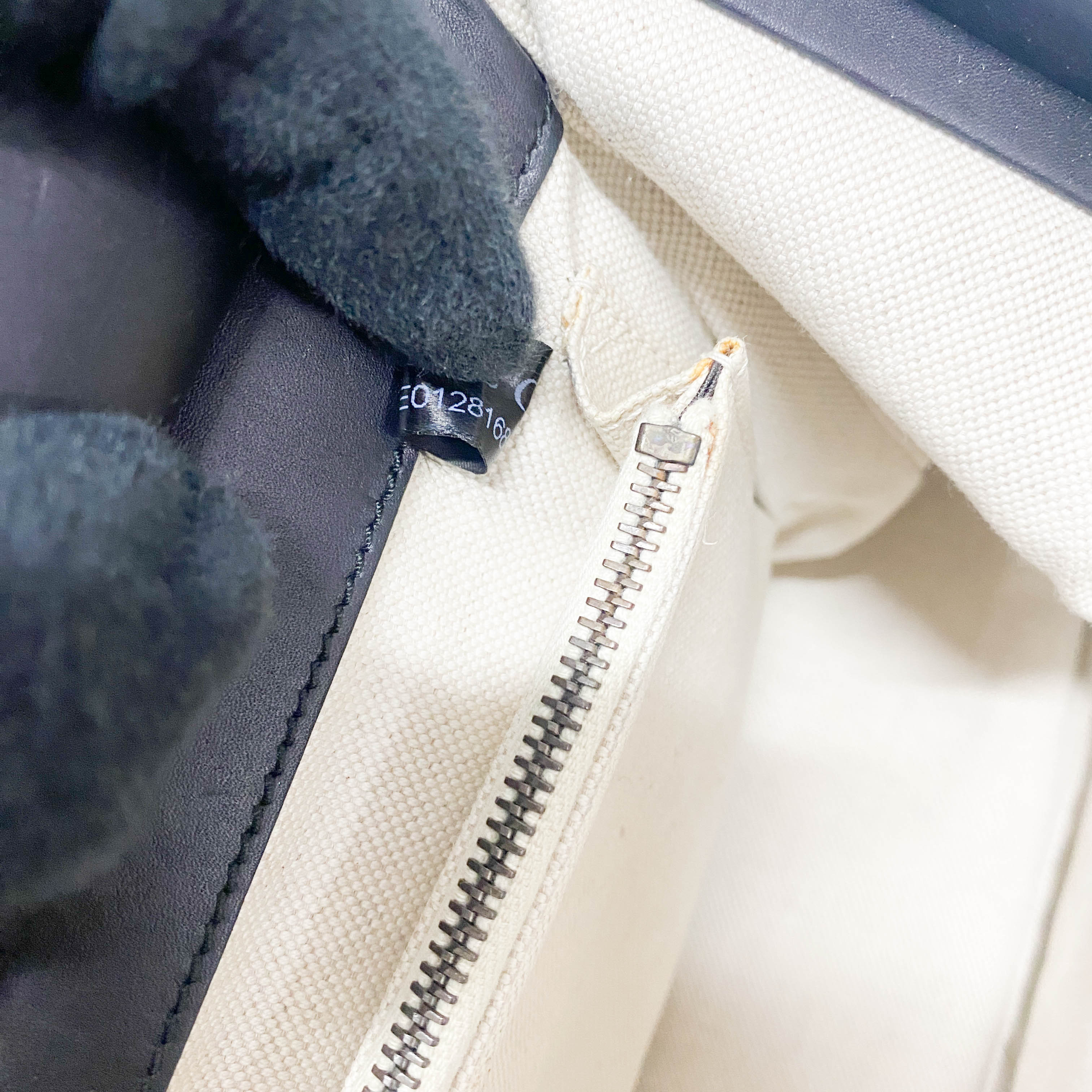 Vintage Black Suede Arabesque Hand Bag