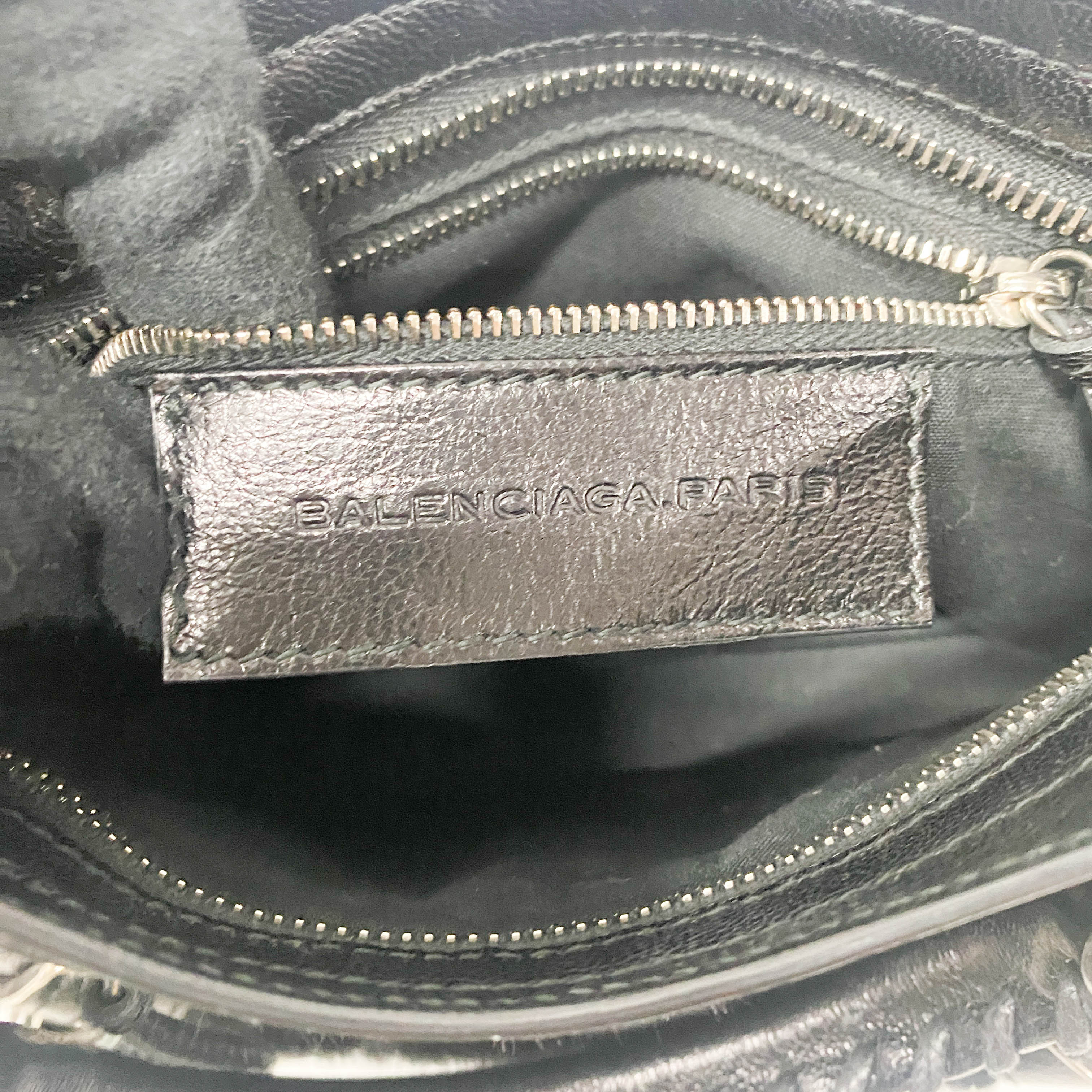 The City Mini Black Pony Hair & Leather Two Way Bag