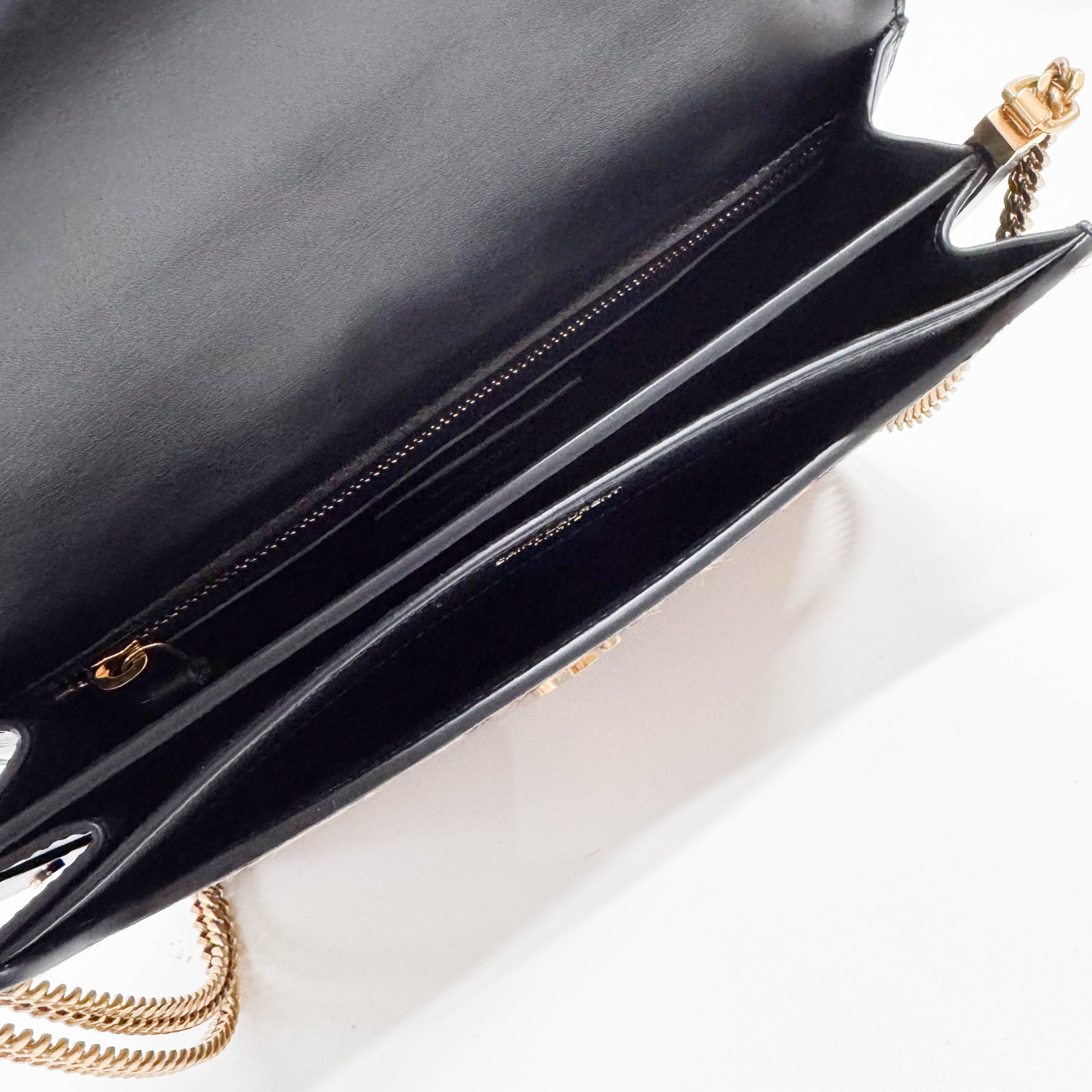 Cassandra Brown Jaguar Pony Hair Chain Shoulder Bag