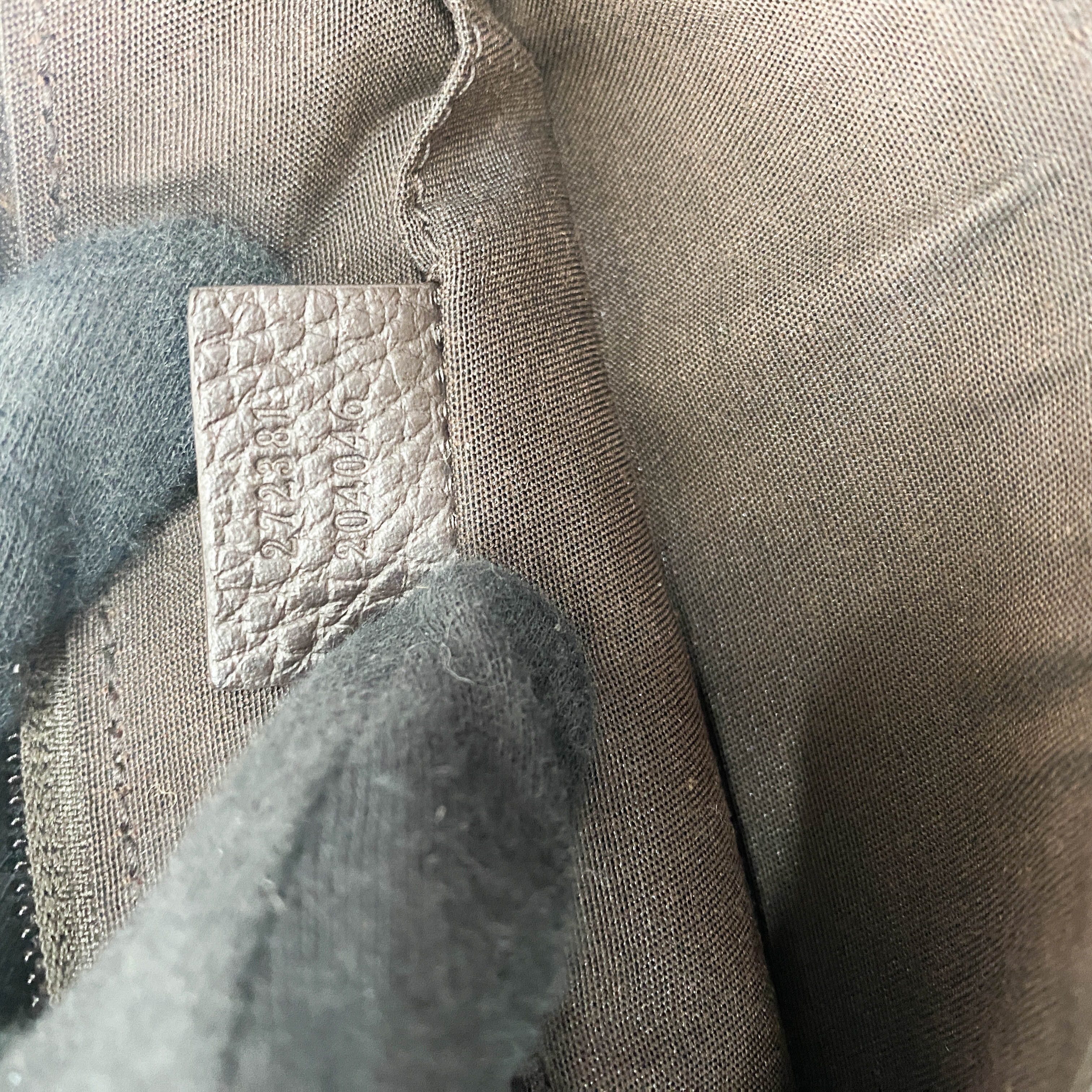 GG Supreme Brown Canvas Accessory Pouch