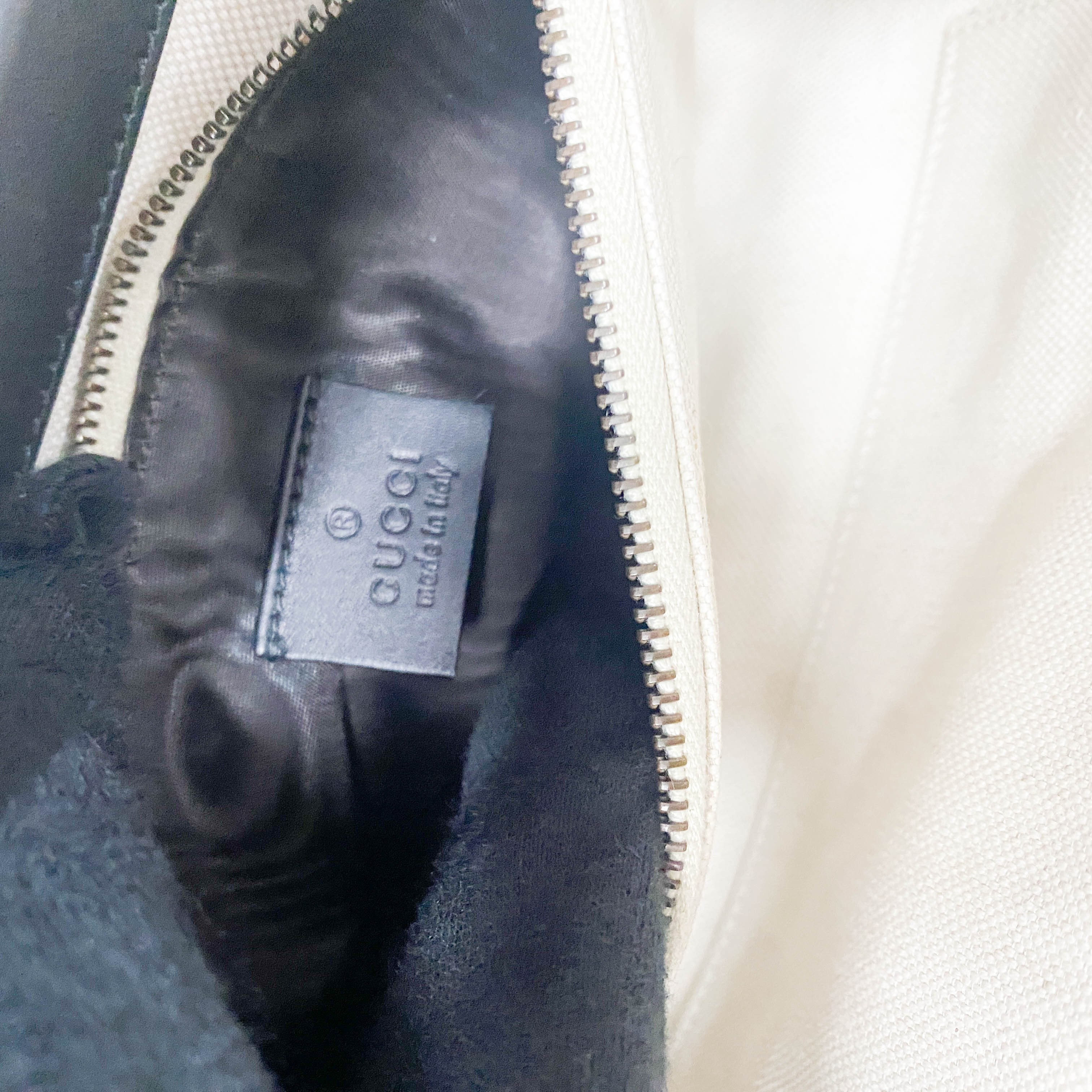 Vintage Black Suede Arabesque Hand Bag