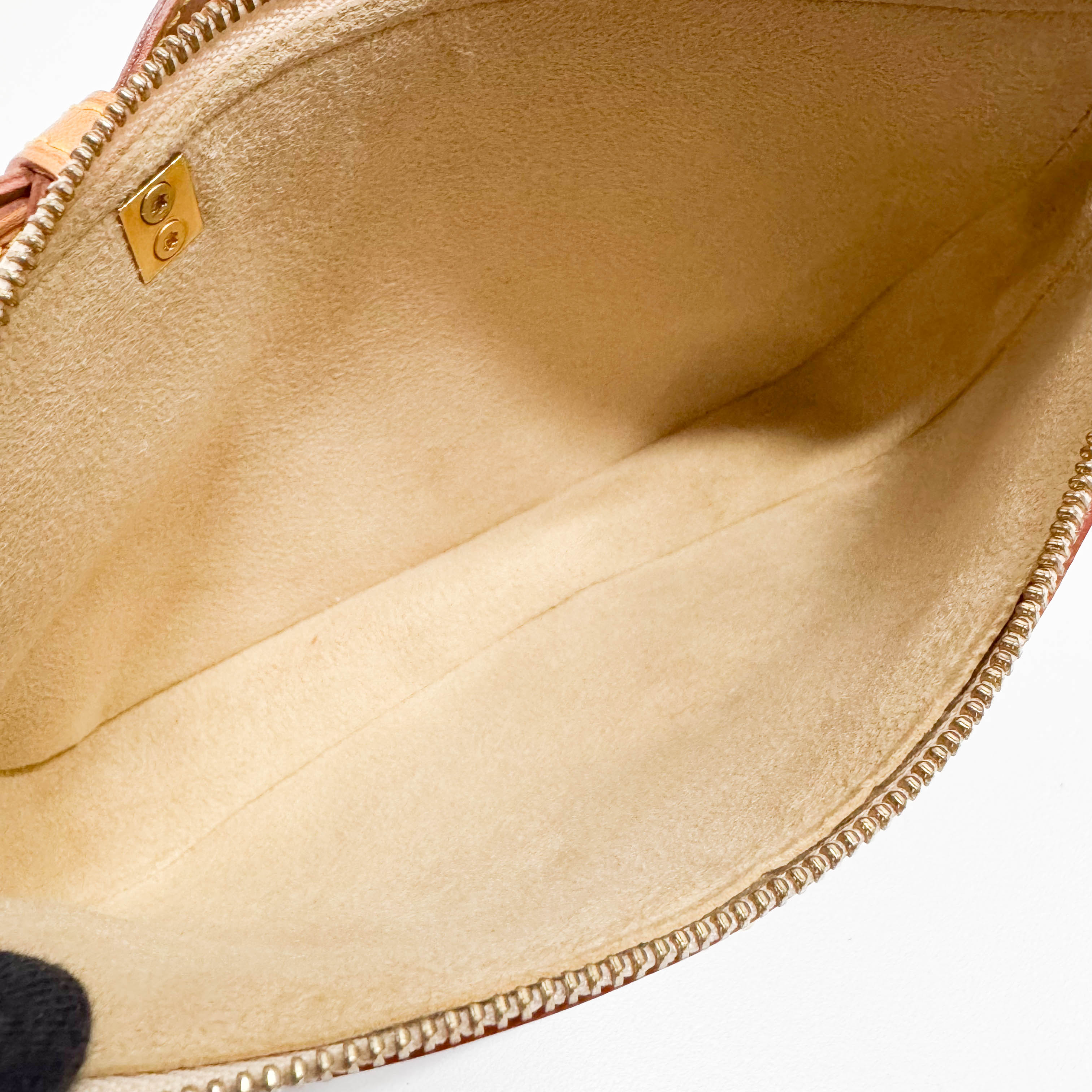 Monogram x Takashi Murakami Brown Coated Canvas Pochette Accessory