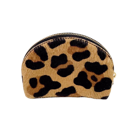 Mini Animal Print Pony Hair Pouch Accessory