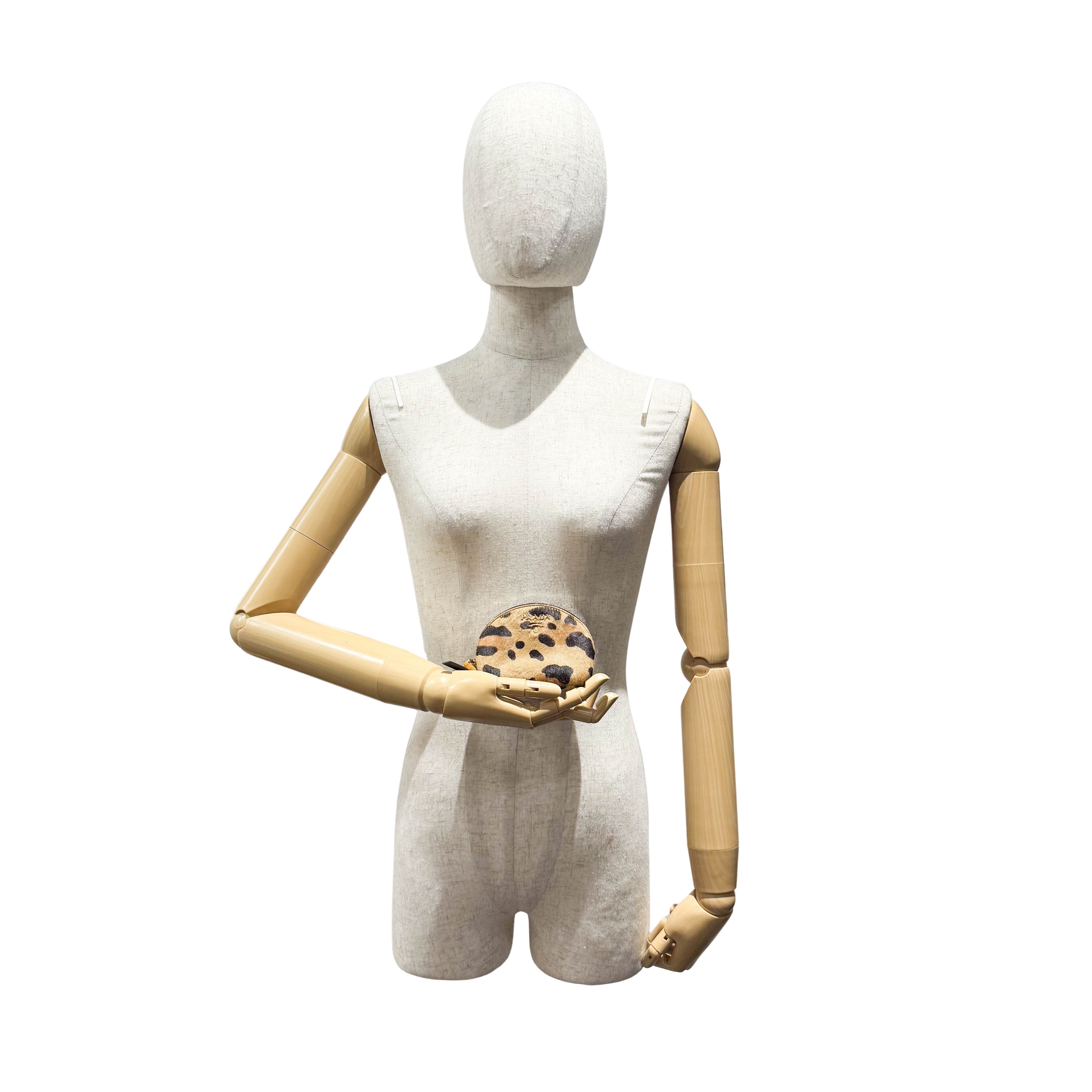 Mini Animal Print Pony Hair Pouch Accessory