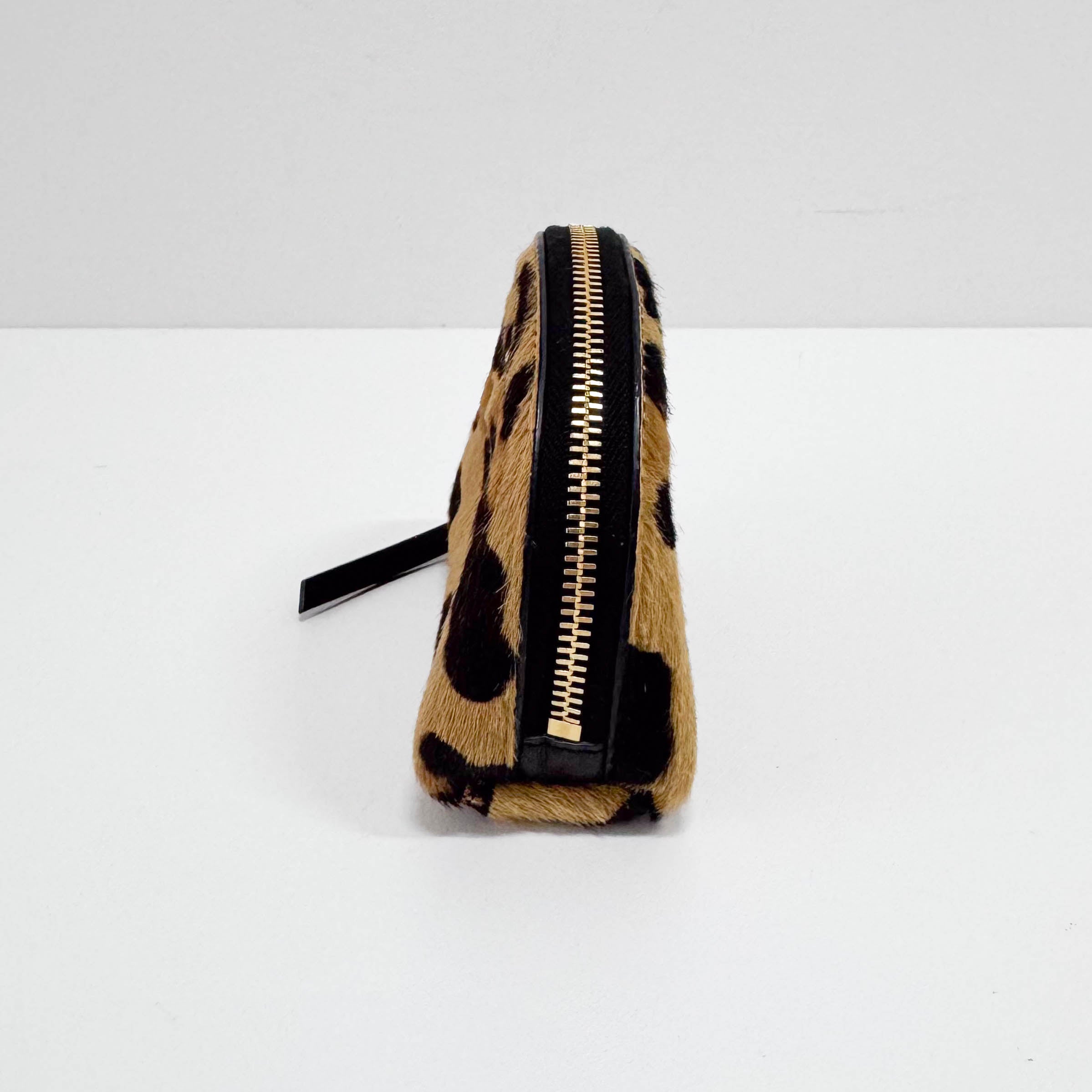 Mini Animal Print Pony Hair Pouch Accessory
