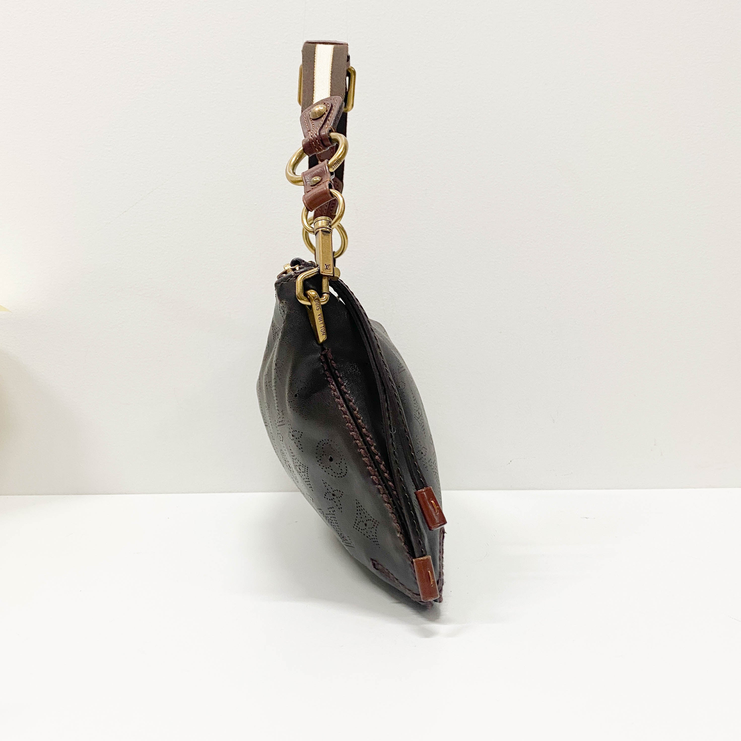 Vintage Brown Leather Pochette