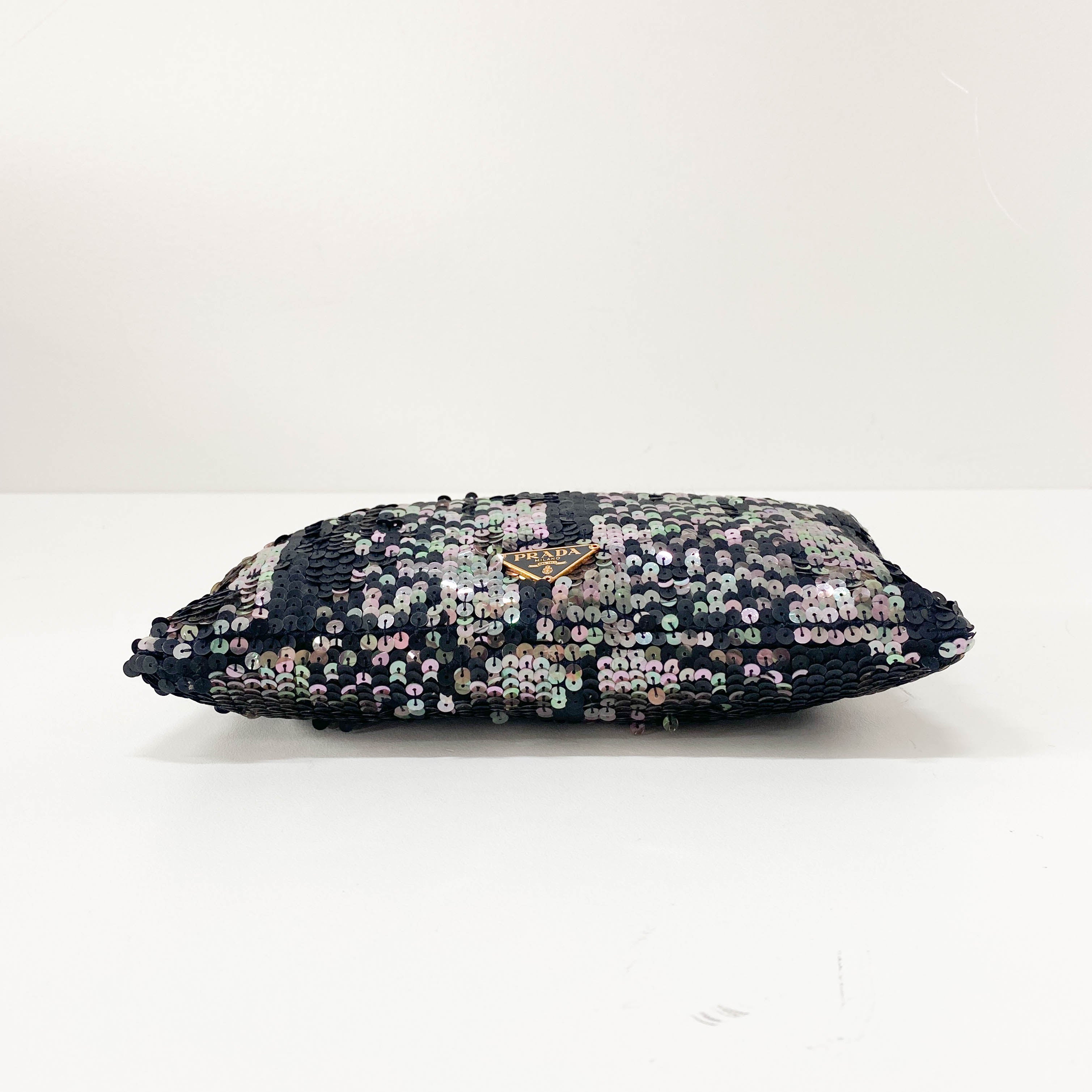 Black Sequin Handbag