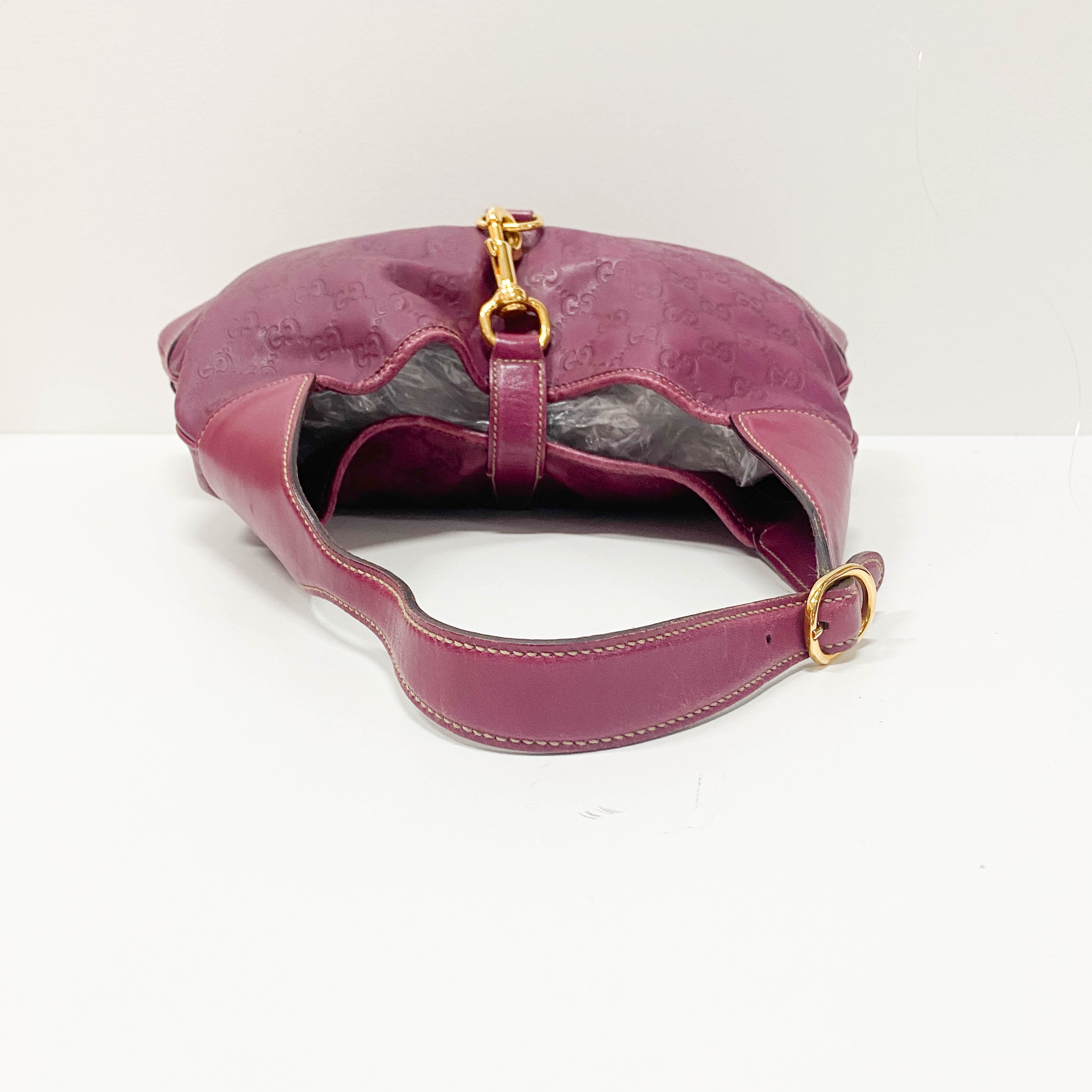 Guccissima Pink Leather Shoulder Bag