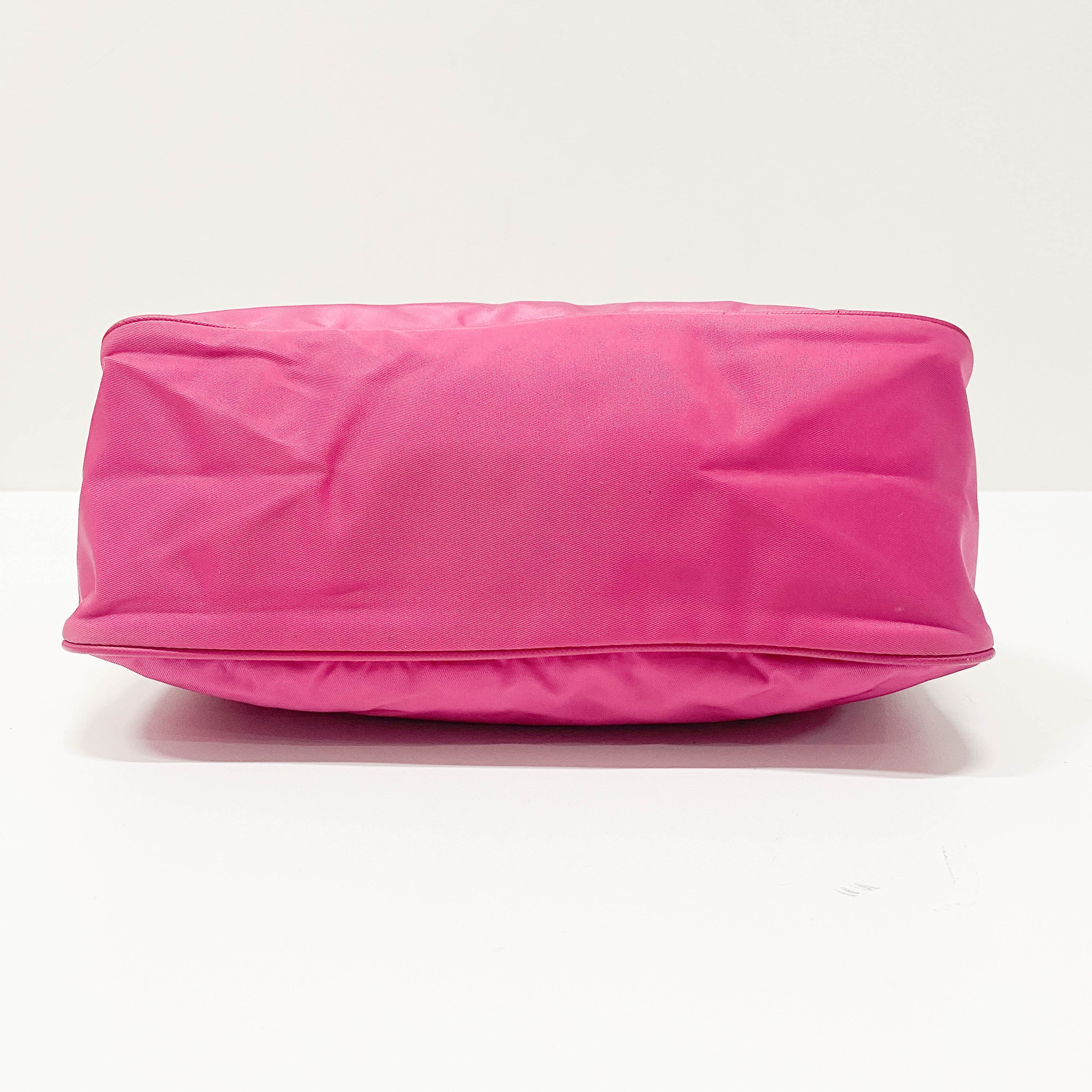 Vintage Pink Nylon Shoulder Bag