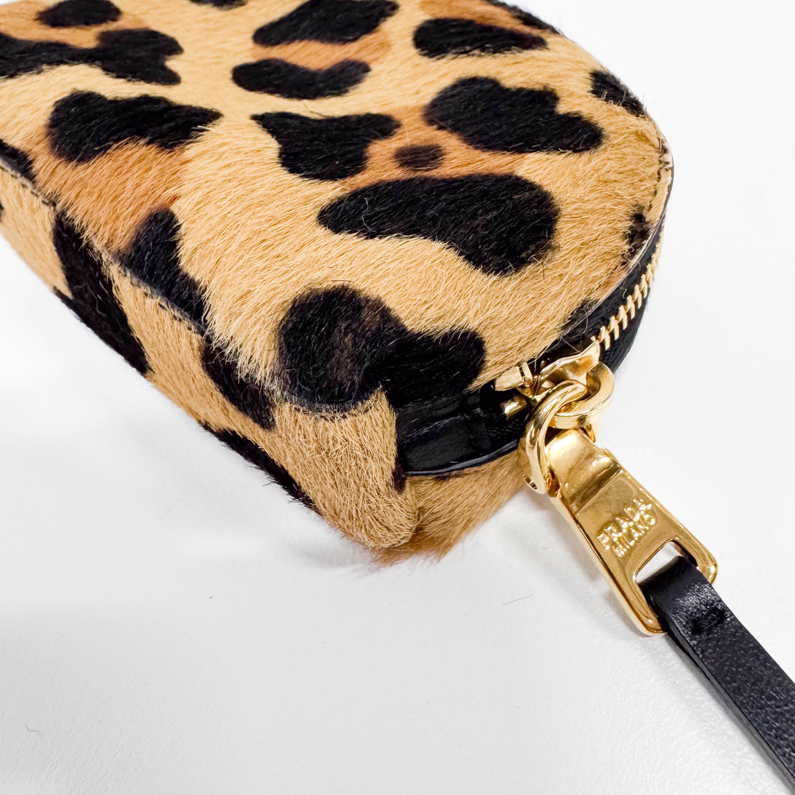 Mini Animal Print Pony Hair Pouch Accessory