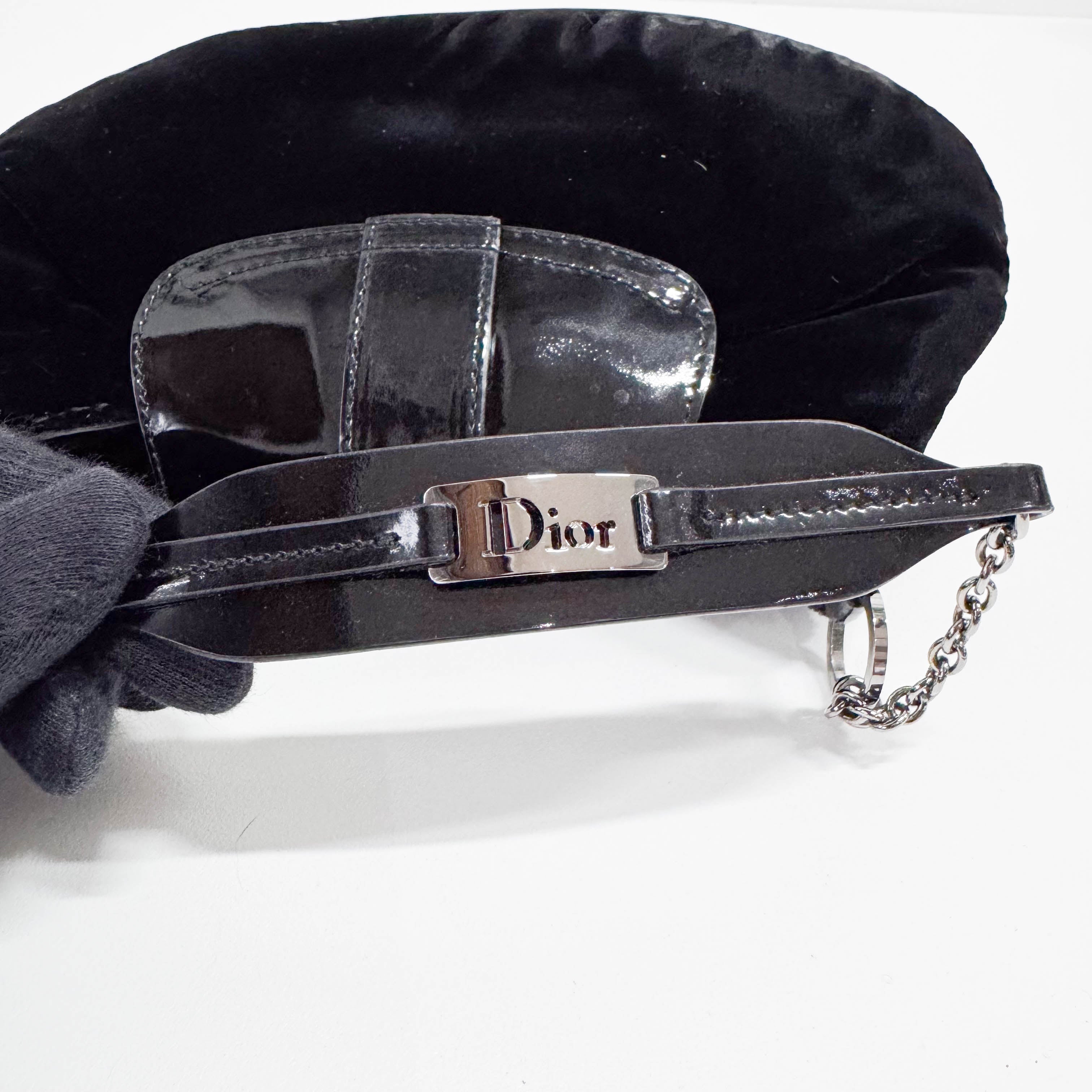 Mini Black Velvet Accessory Handbag