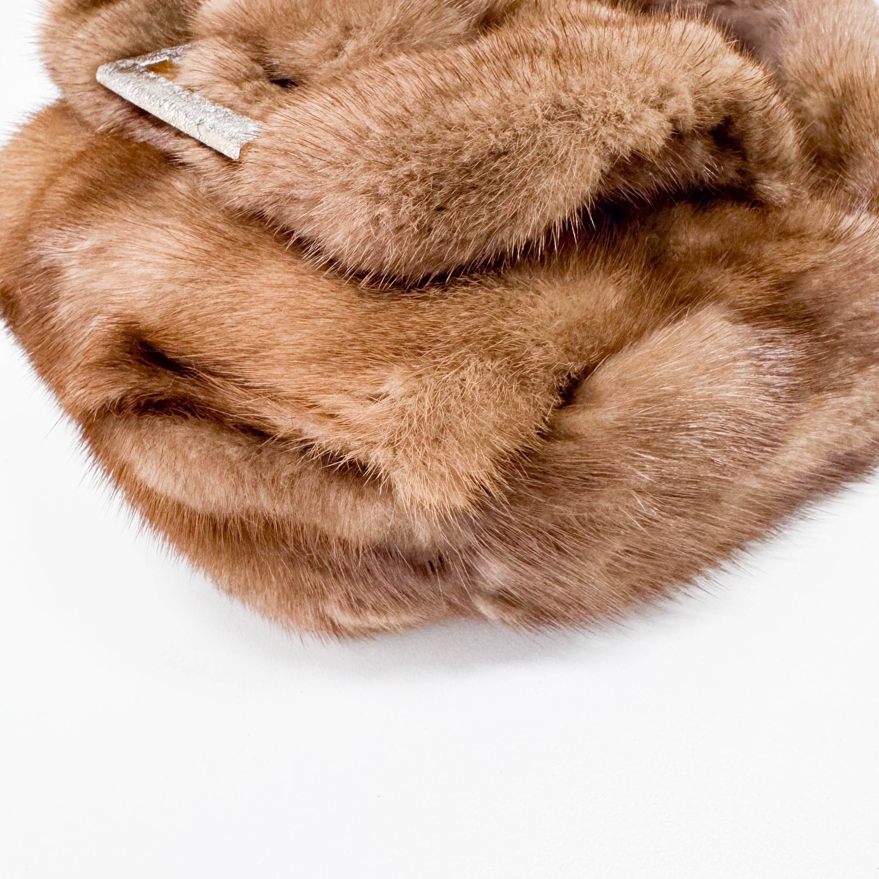 Small Brown Fur Shoulder Bag