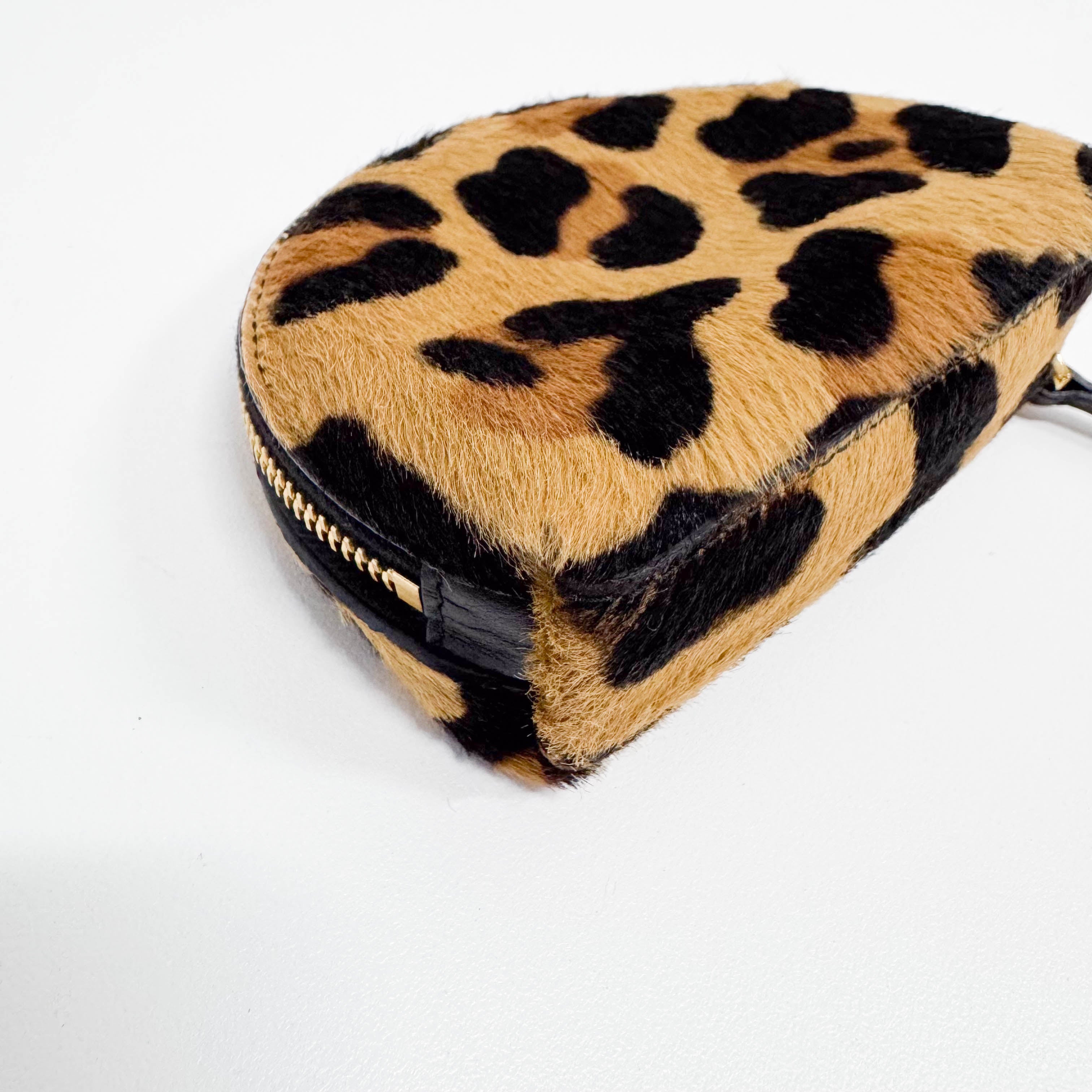 Mini Animal Print Pony Hair Pouch Accessory
