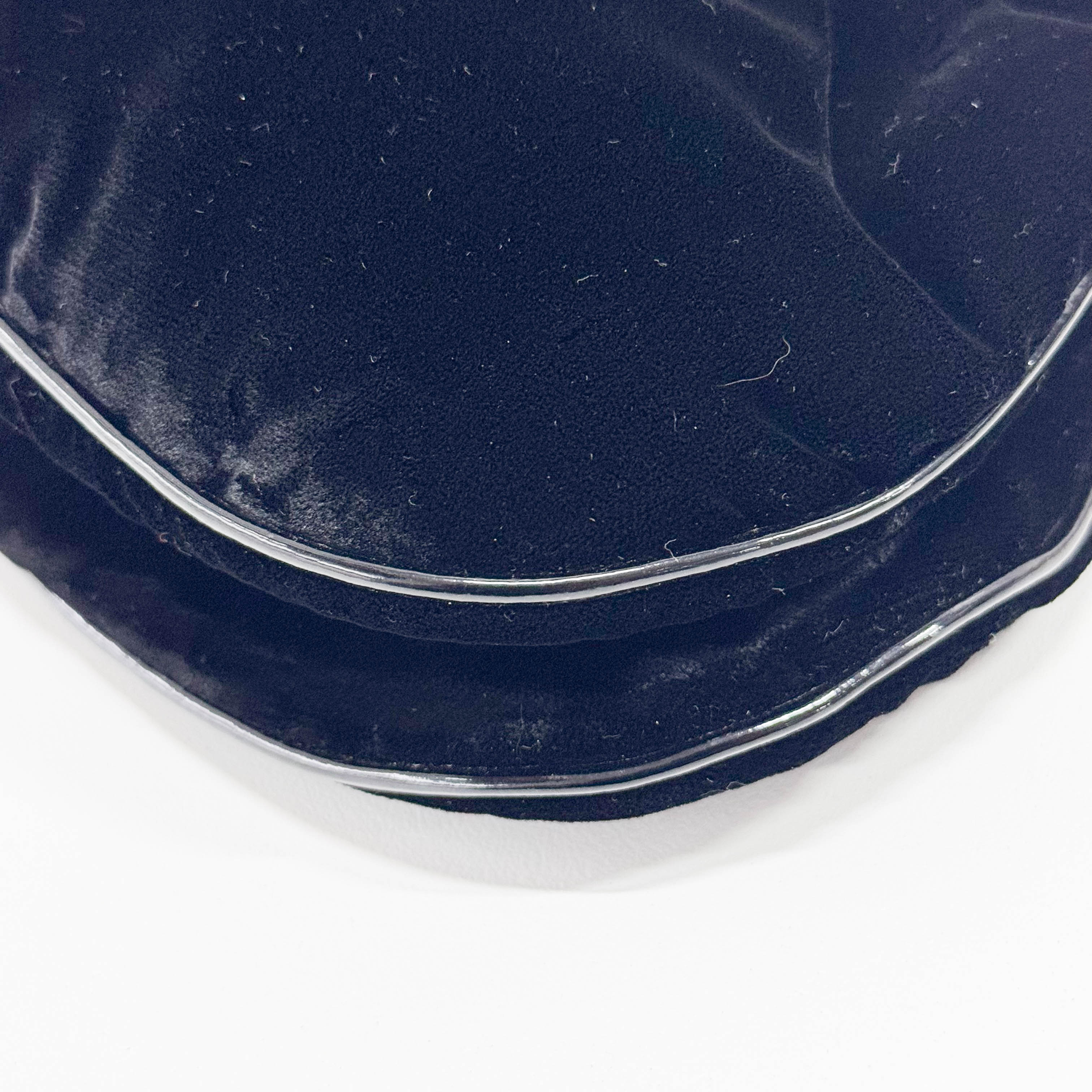 Mini Black Velvet Accessory Handbag