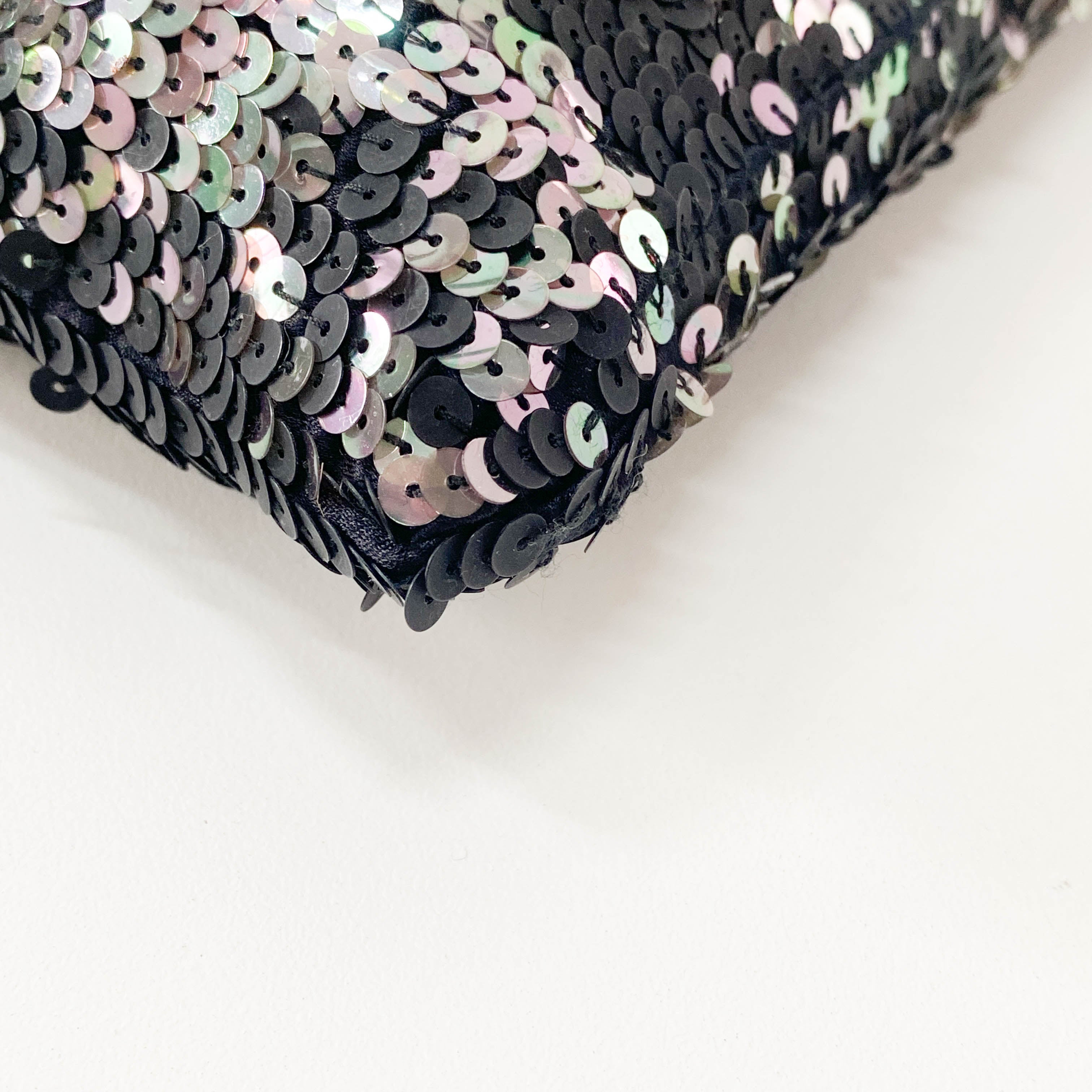 Black Sequin Handbag