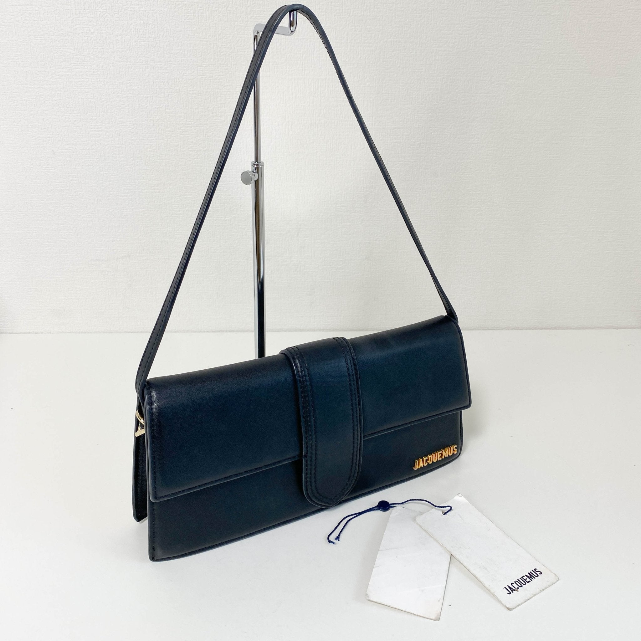 JACQUEMUS Black Leather Shoulder Bag, in , Sold by HIVE PRELOVED - Shoulder Bags, ,