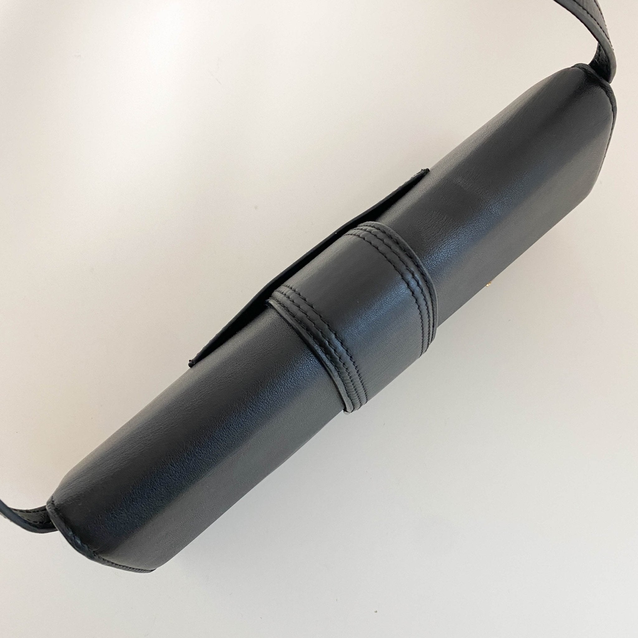 JACQUEMUS Black Leather Shoulder Bag, in , Sold by HIVE PRELOVED - Shoulder Bags, ,